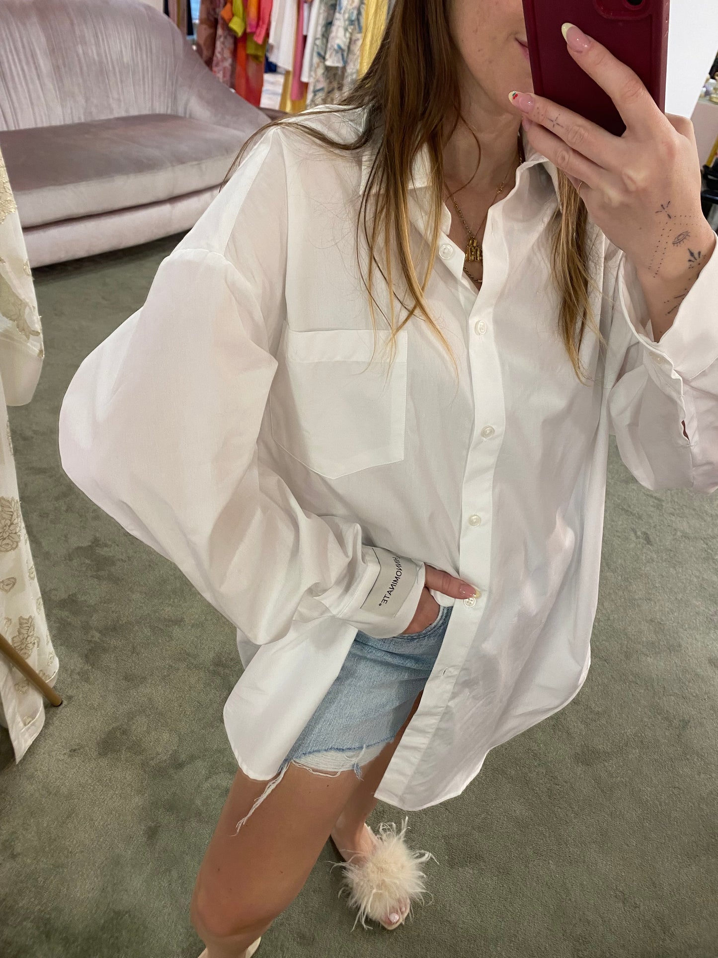 Camicia bianca over hinnominate