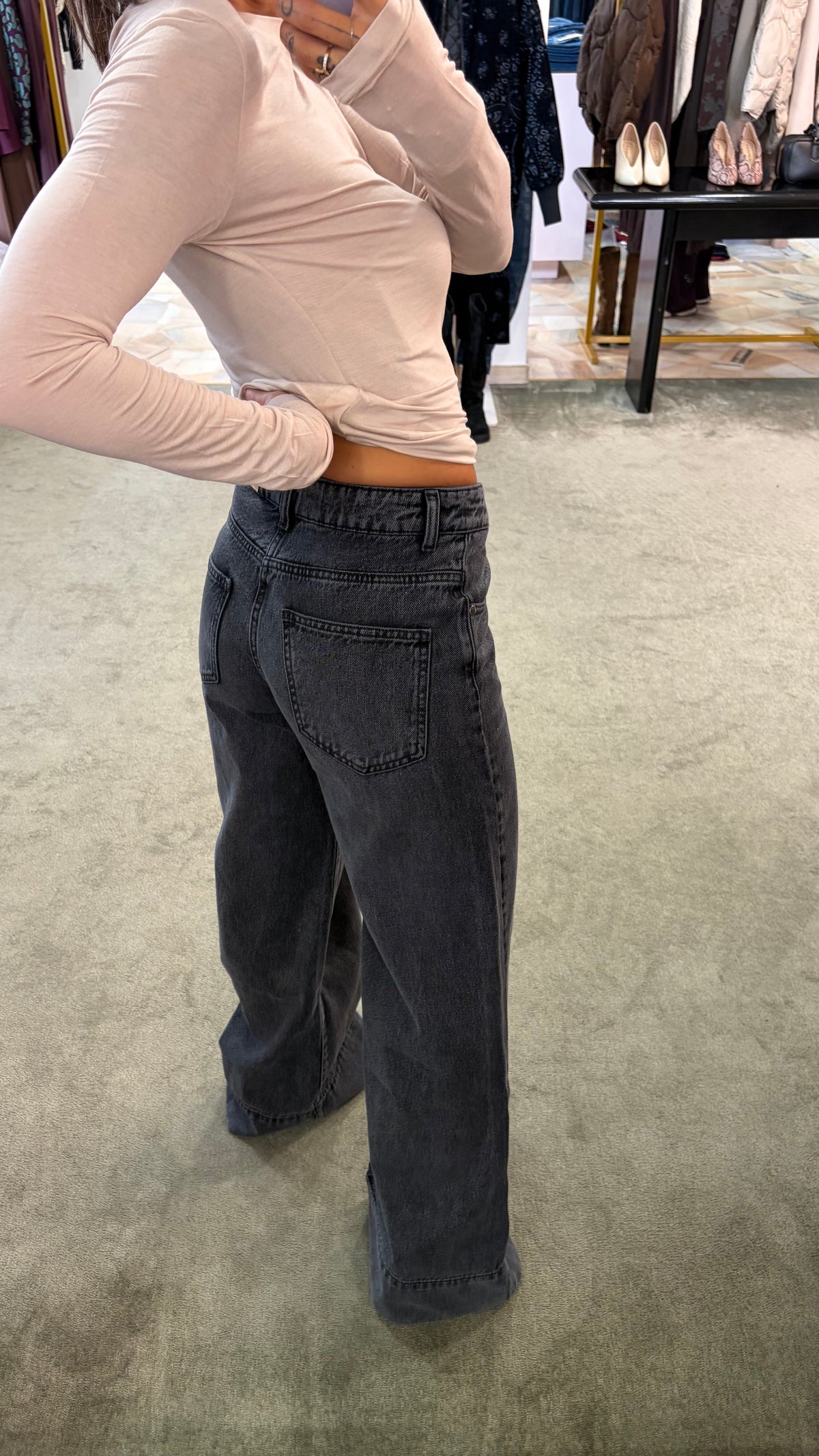 Jeans belen grigio flare Hinnominate