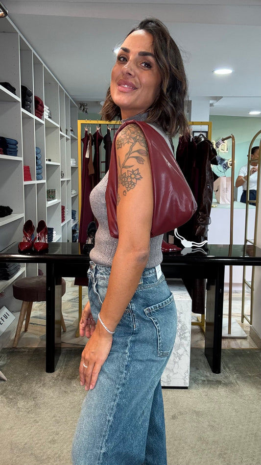 Hobo bag piccola bordeaux Hinnominate