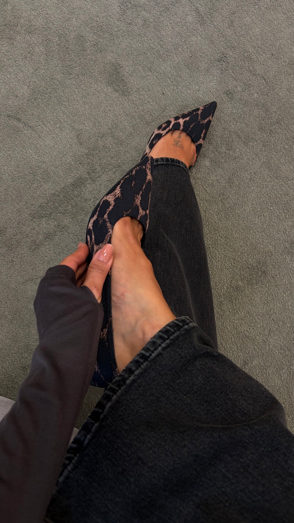 Décolleté leopardata tw