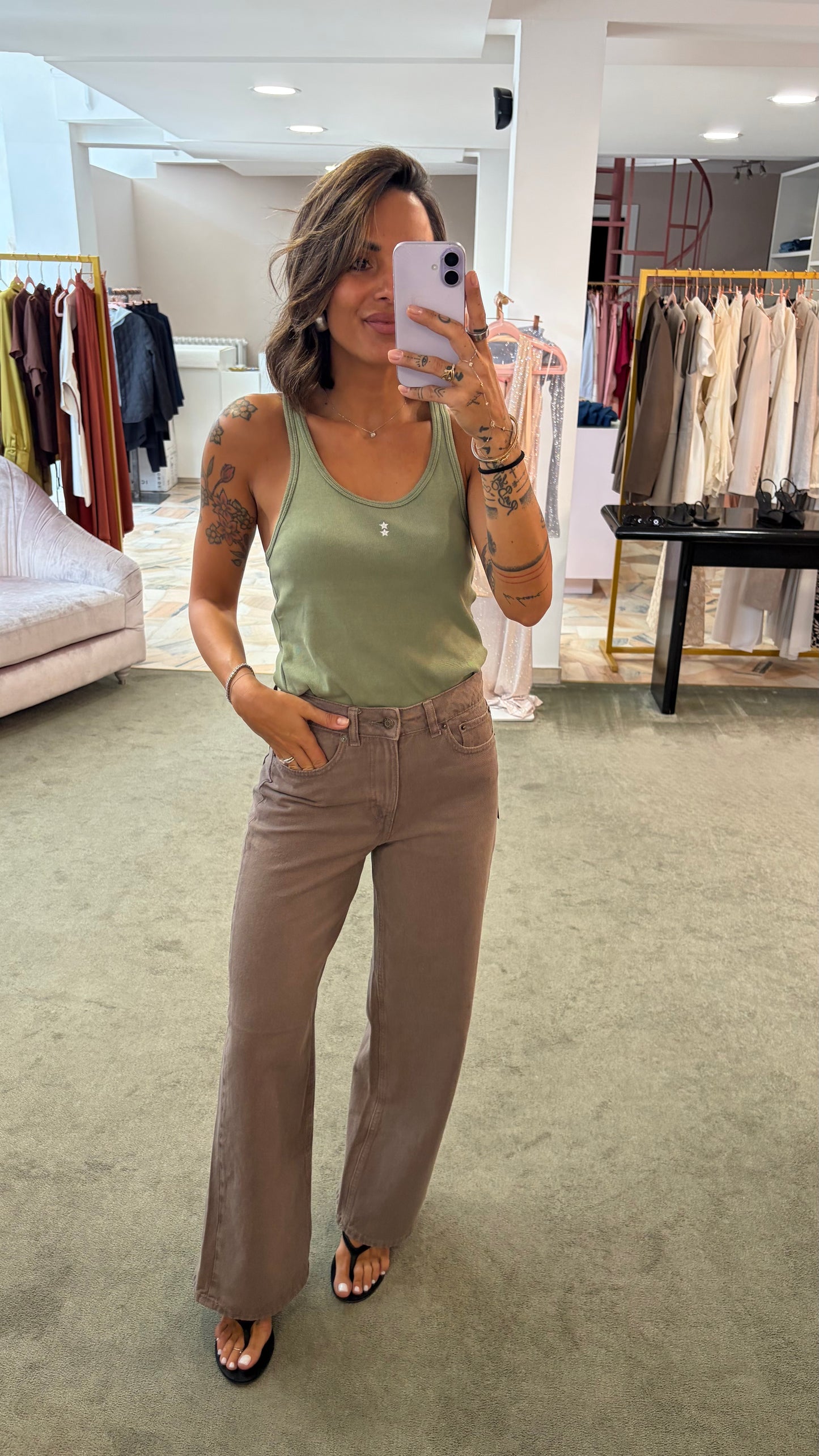 Jeans tokyo taupe jx