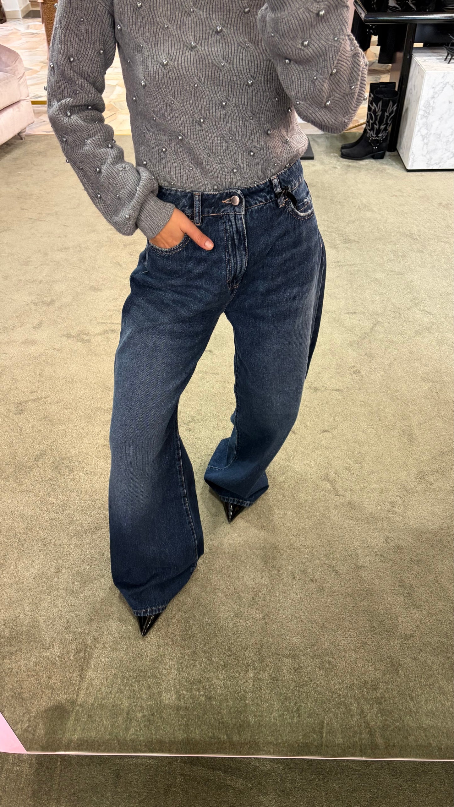 Jeans debby deep blue Icon