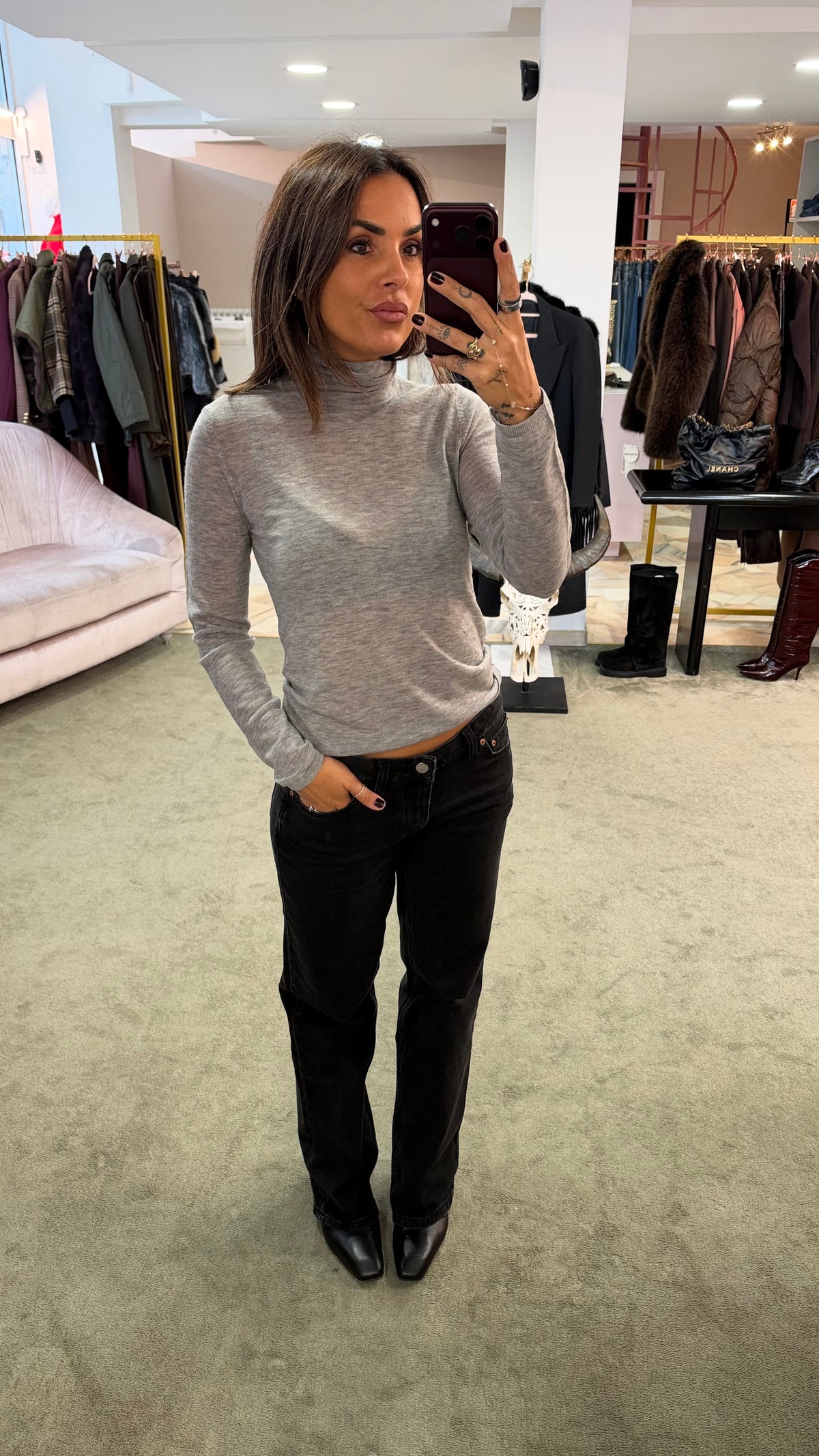 Jeans Echo Dr.Denim straight nero