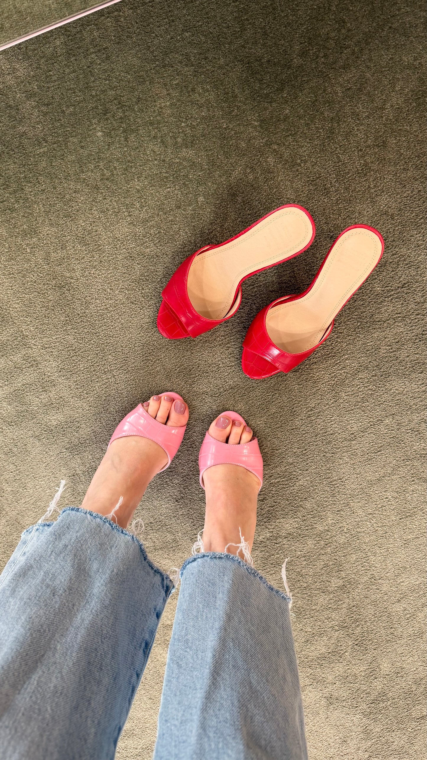 Mules rosa big babol crocco