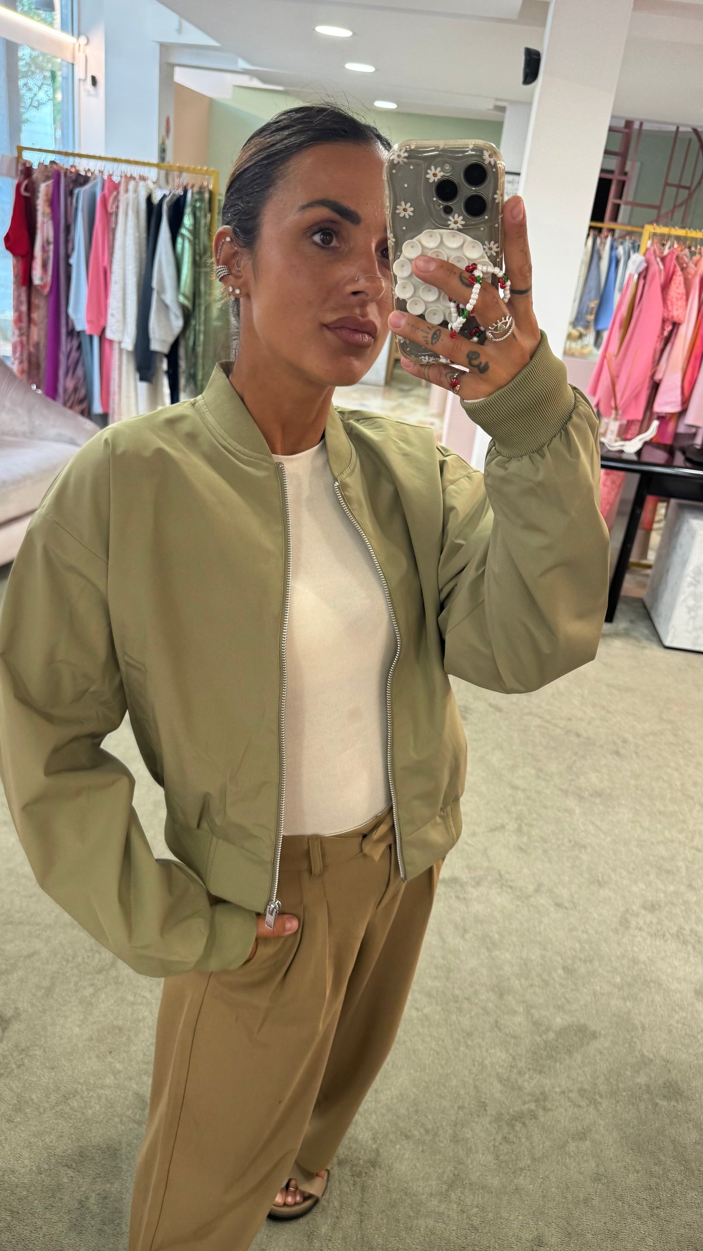 Bomber verde militare jx