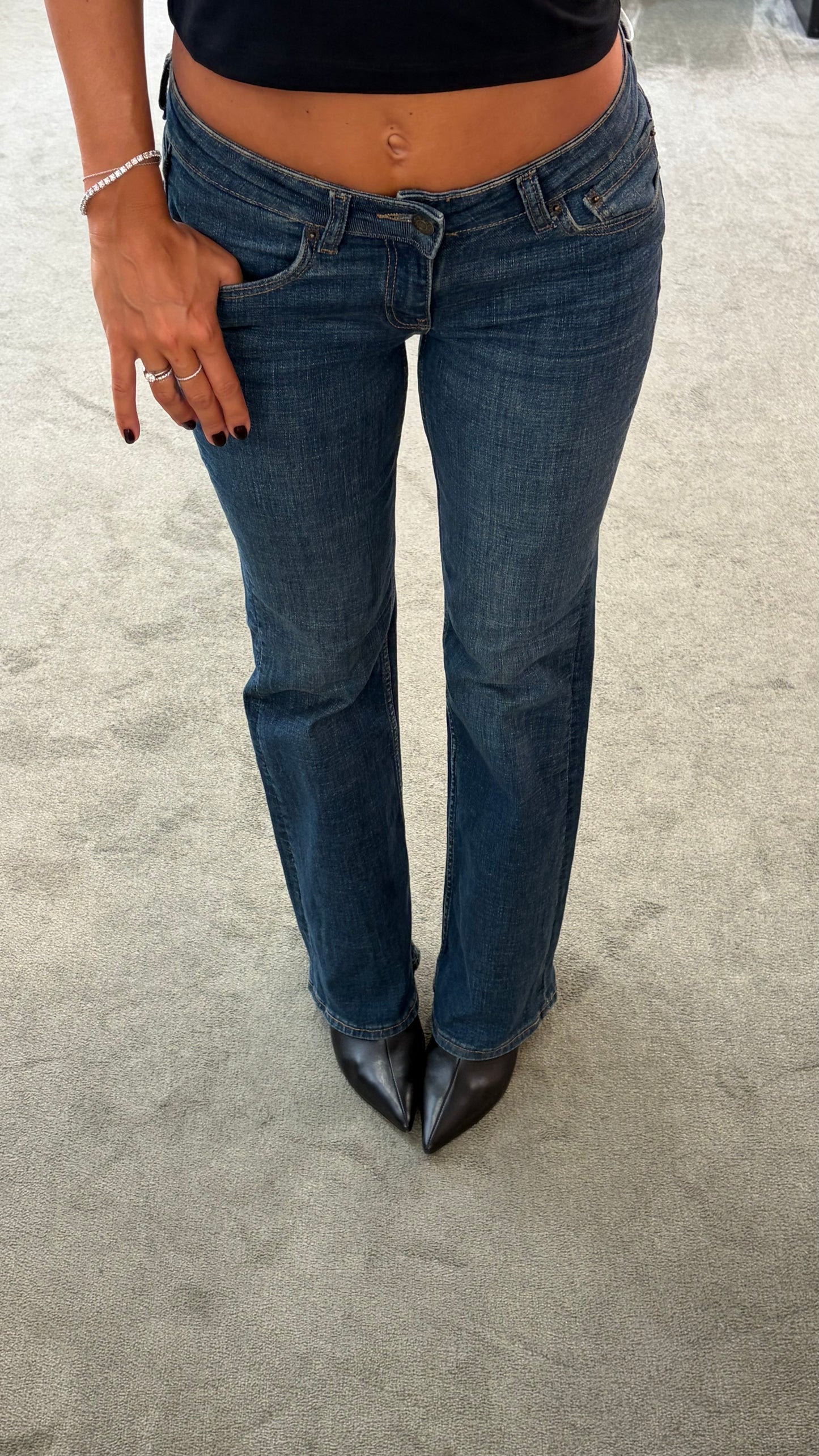 Jeans texas denim vintage vita bassa jx