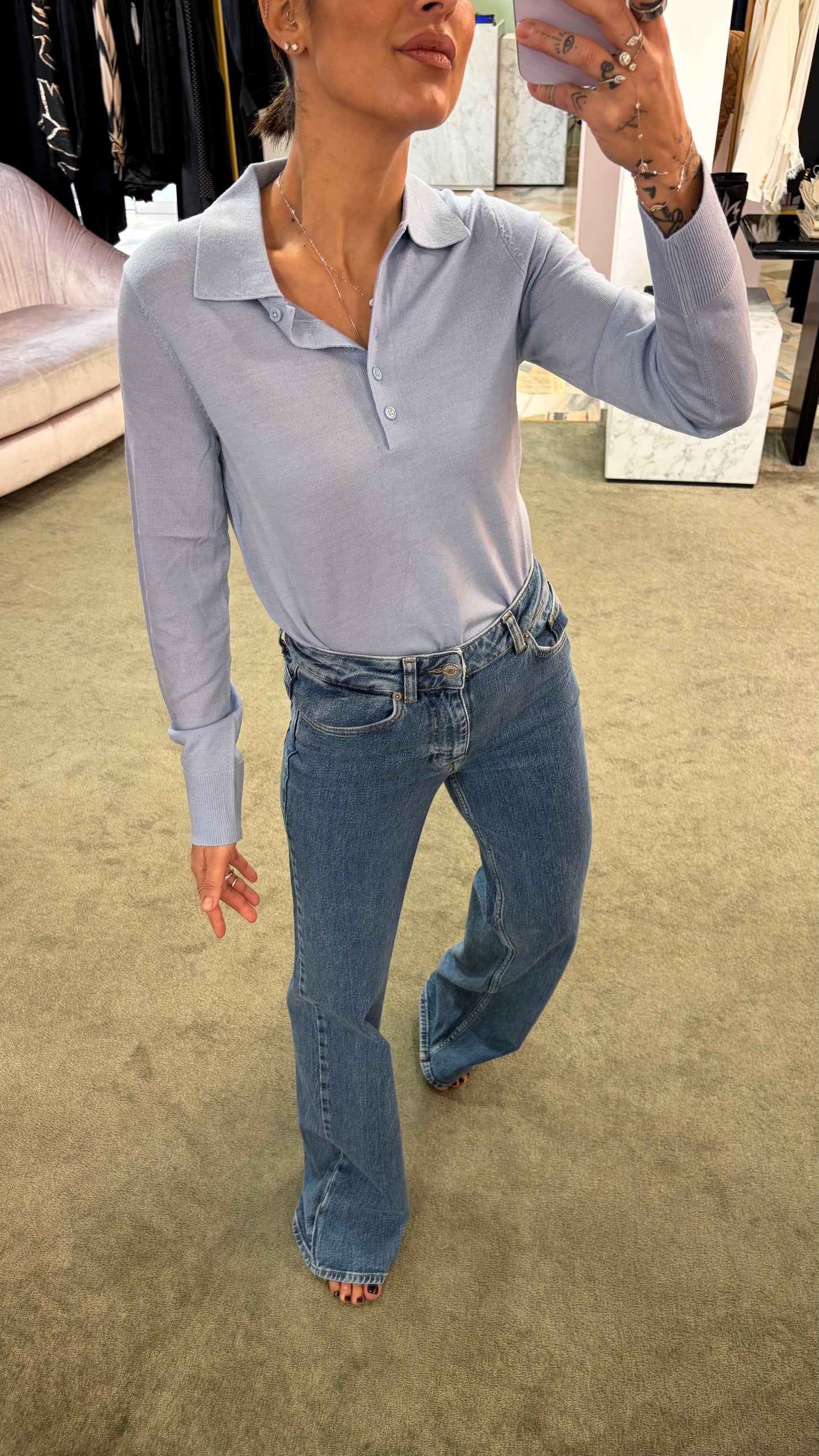 Jeans kori denim medio straight sl