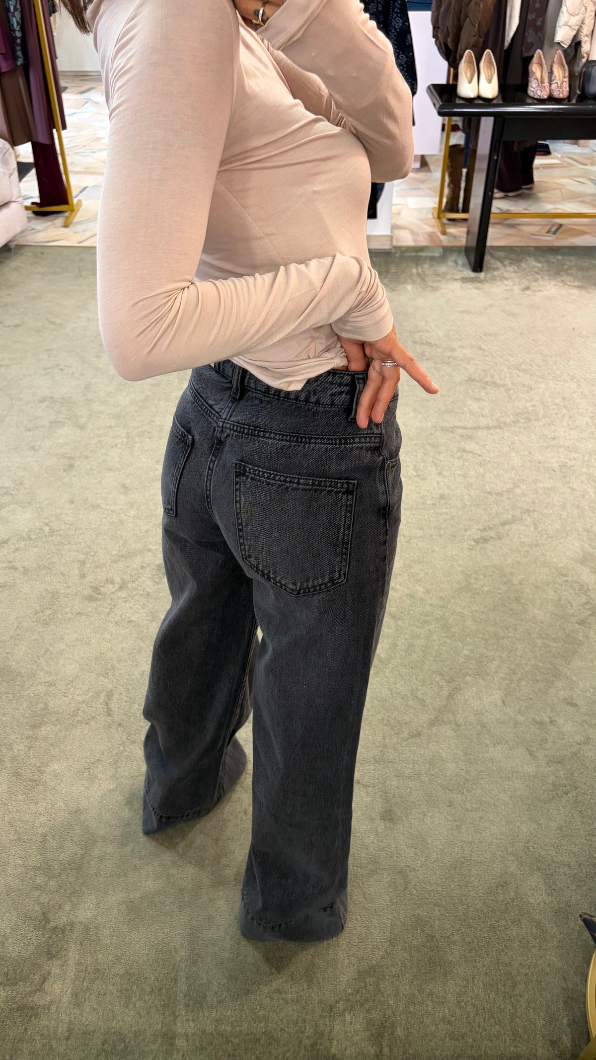 Jeans belen grigio flare Hinnominate