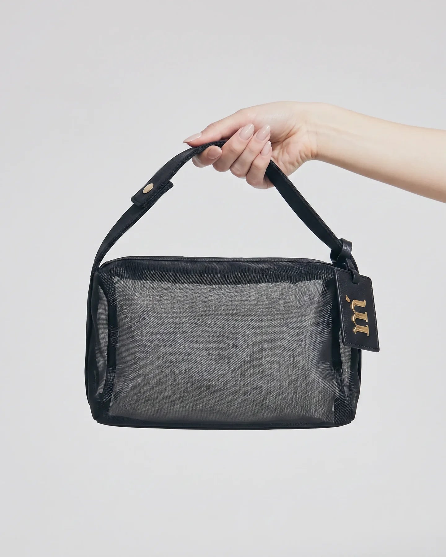 Pochette nera rete leggera Matinée