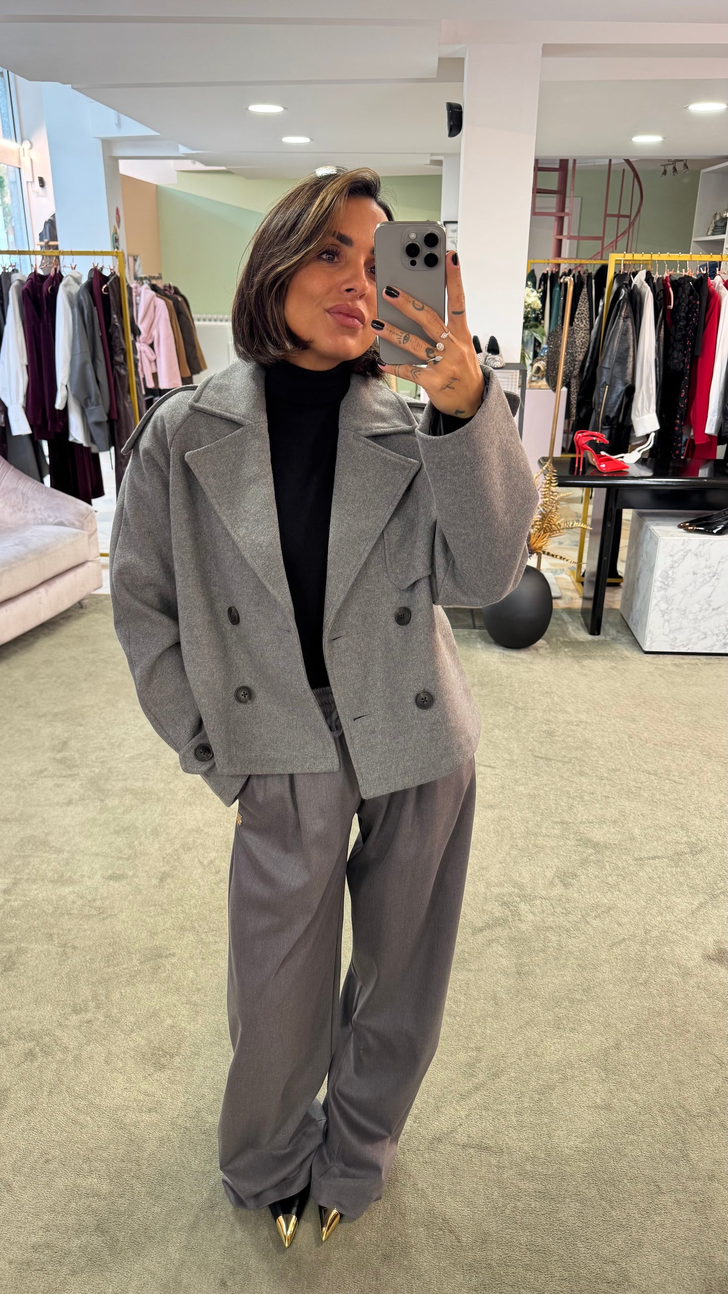 Pantaloni grigi Hinnominate con coulisse