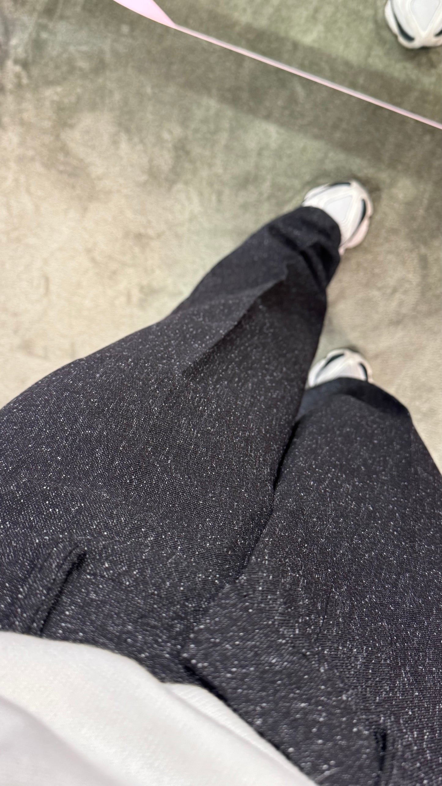 Pantaloni nero sale e pepe ellis con pences jx