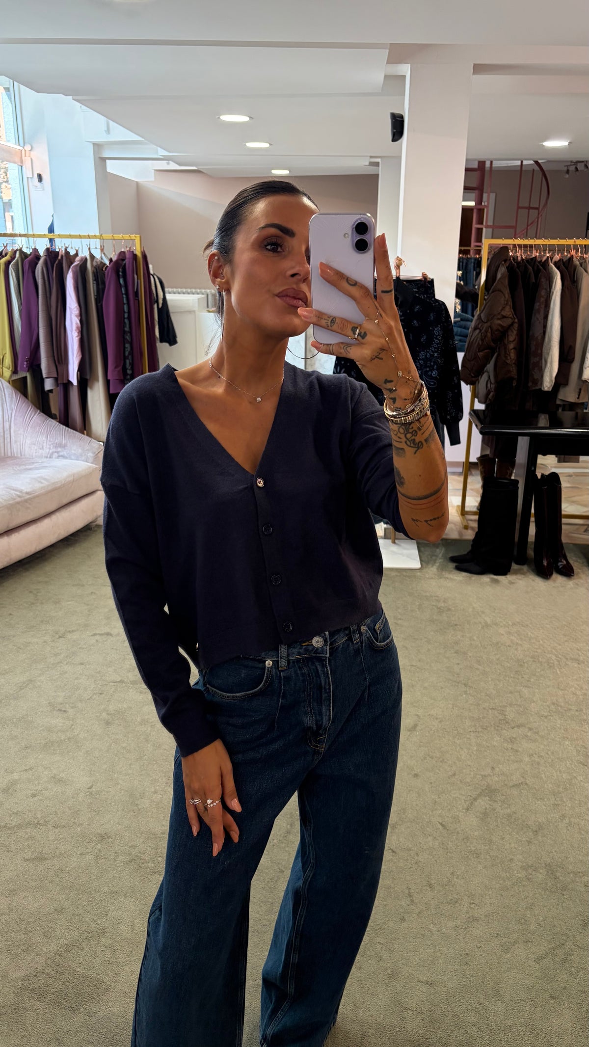 Jeans nanet denim medio barrel loose sl