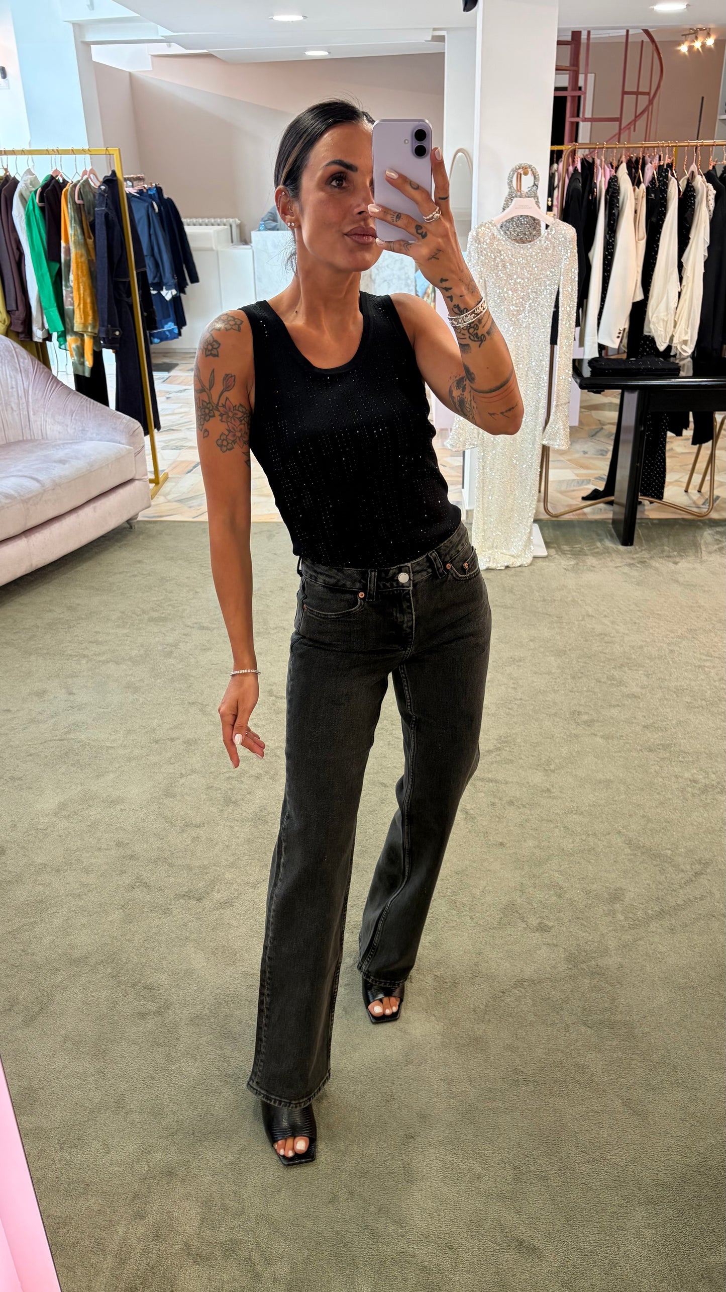 Jeans addy Dr.Denim straight vintage black