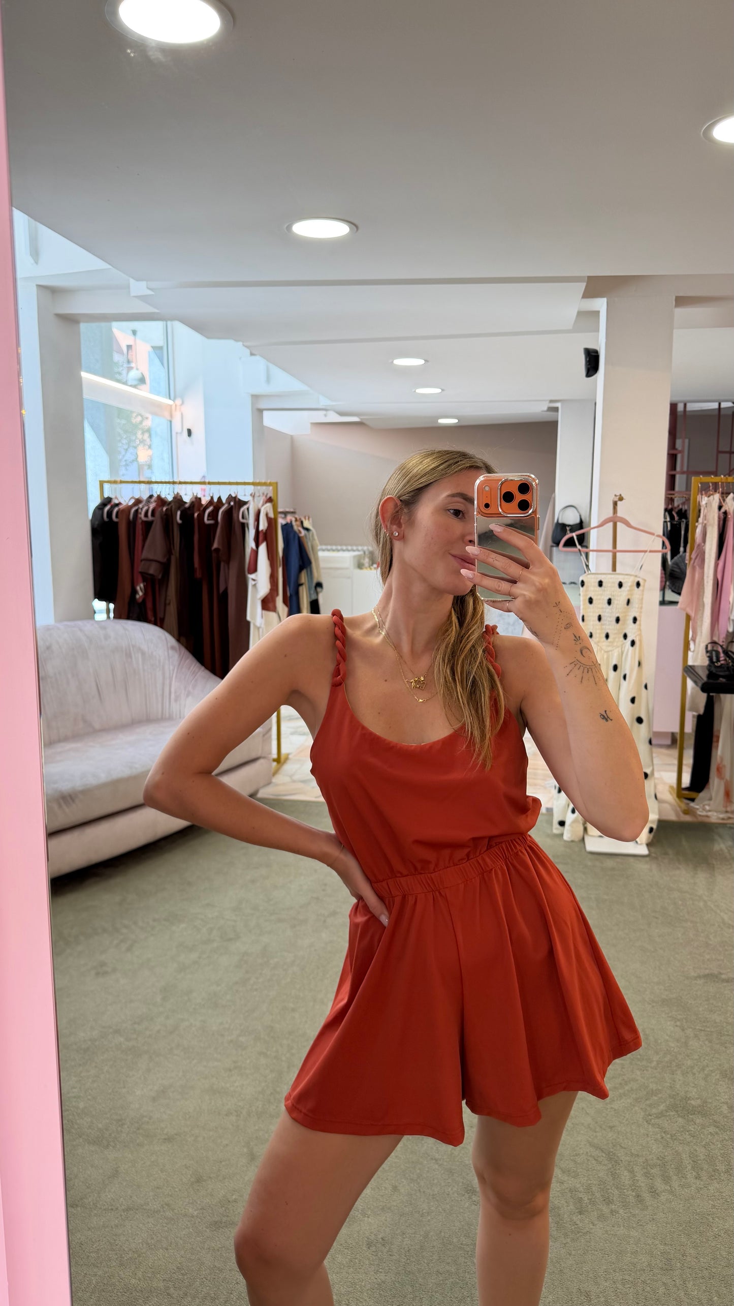 Jumpsuit ruggine torchon Cotazur