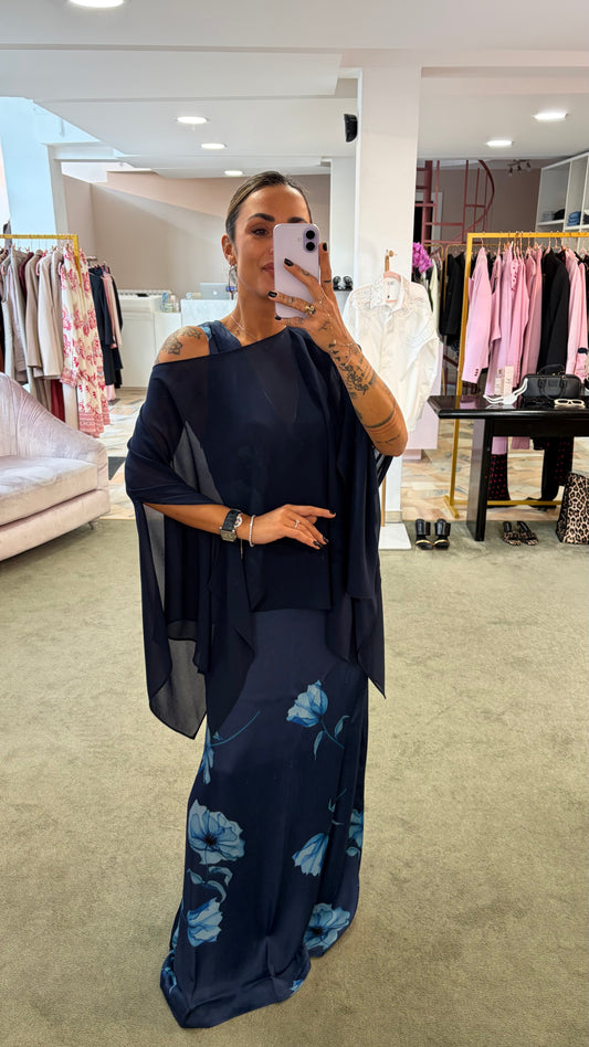 Cappa coprispalle blu notte fr