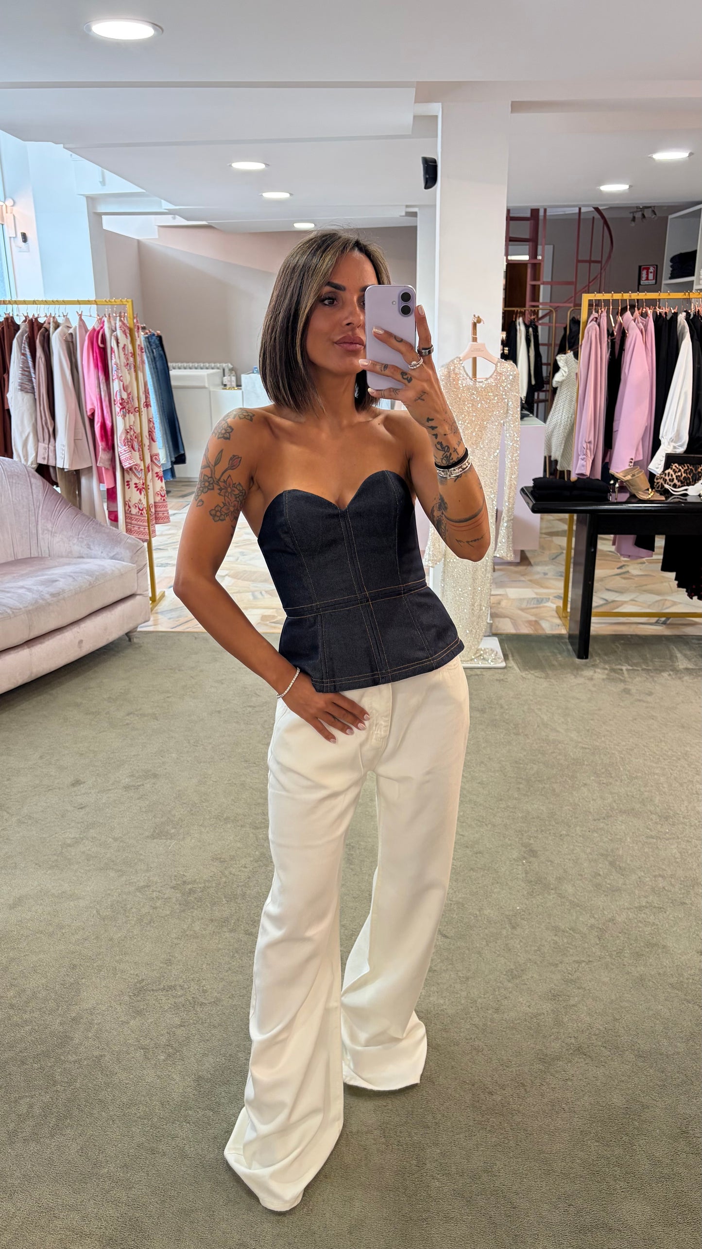 Jeans debby bianco Icon