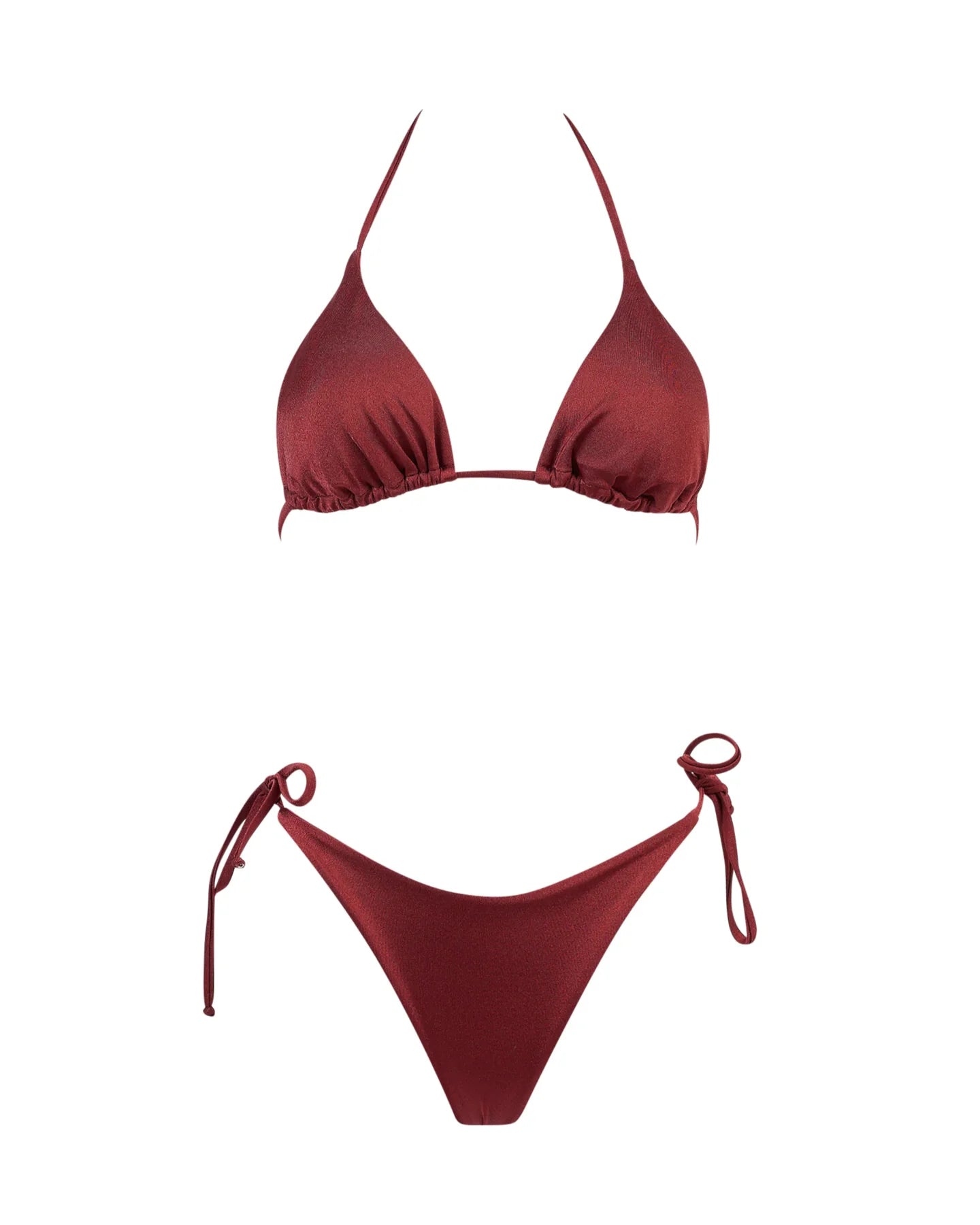Bikini triangolo bordeaux Matinée