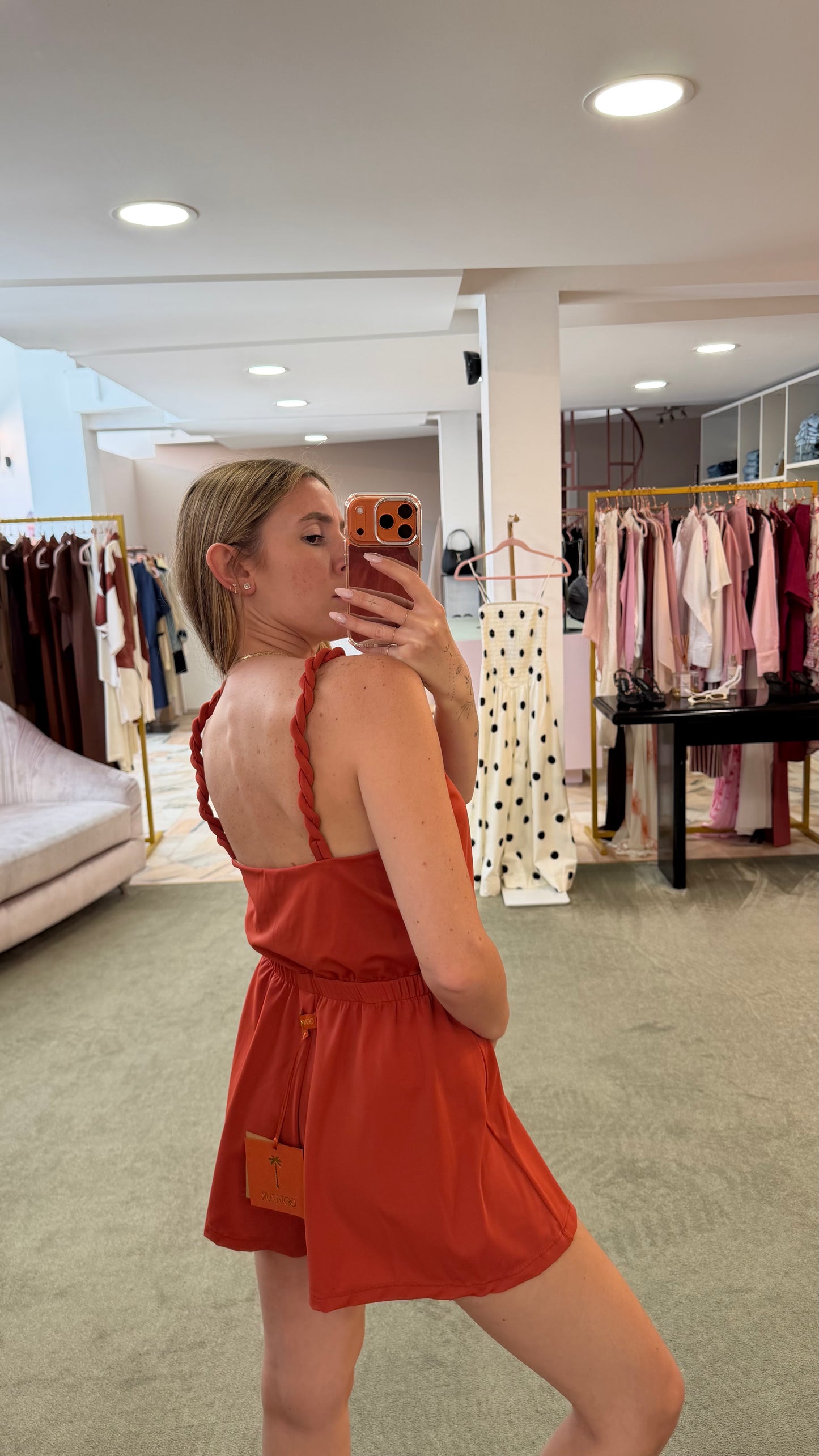 Jumpsuit ruggine torchon Cotazur