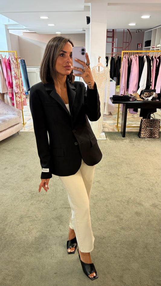 Blazer nero monopetto slim due bottoni Hinnominate