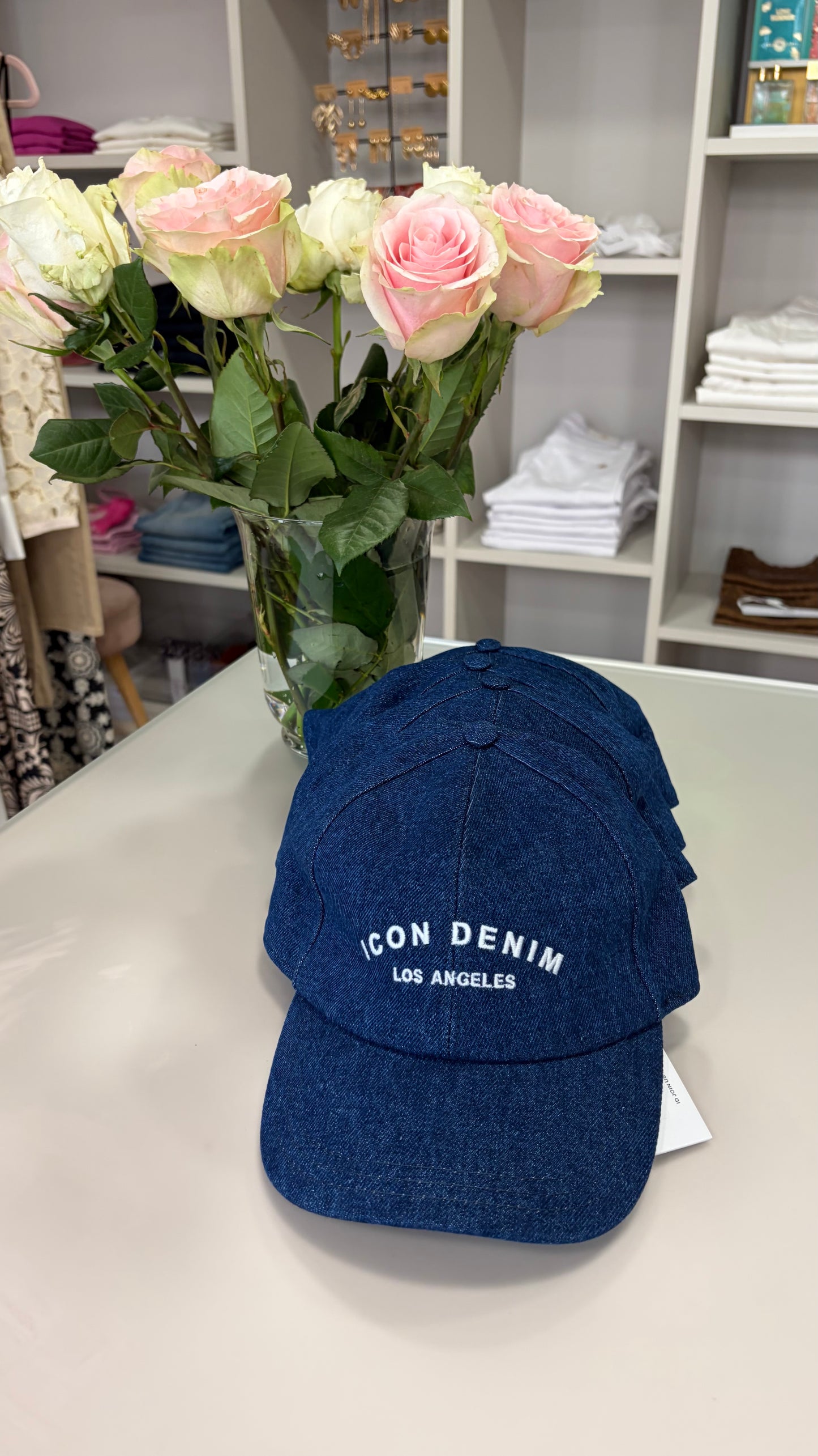 Cappello baseball in denim Icon Denim
