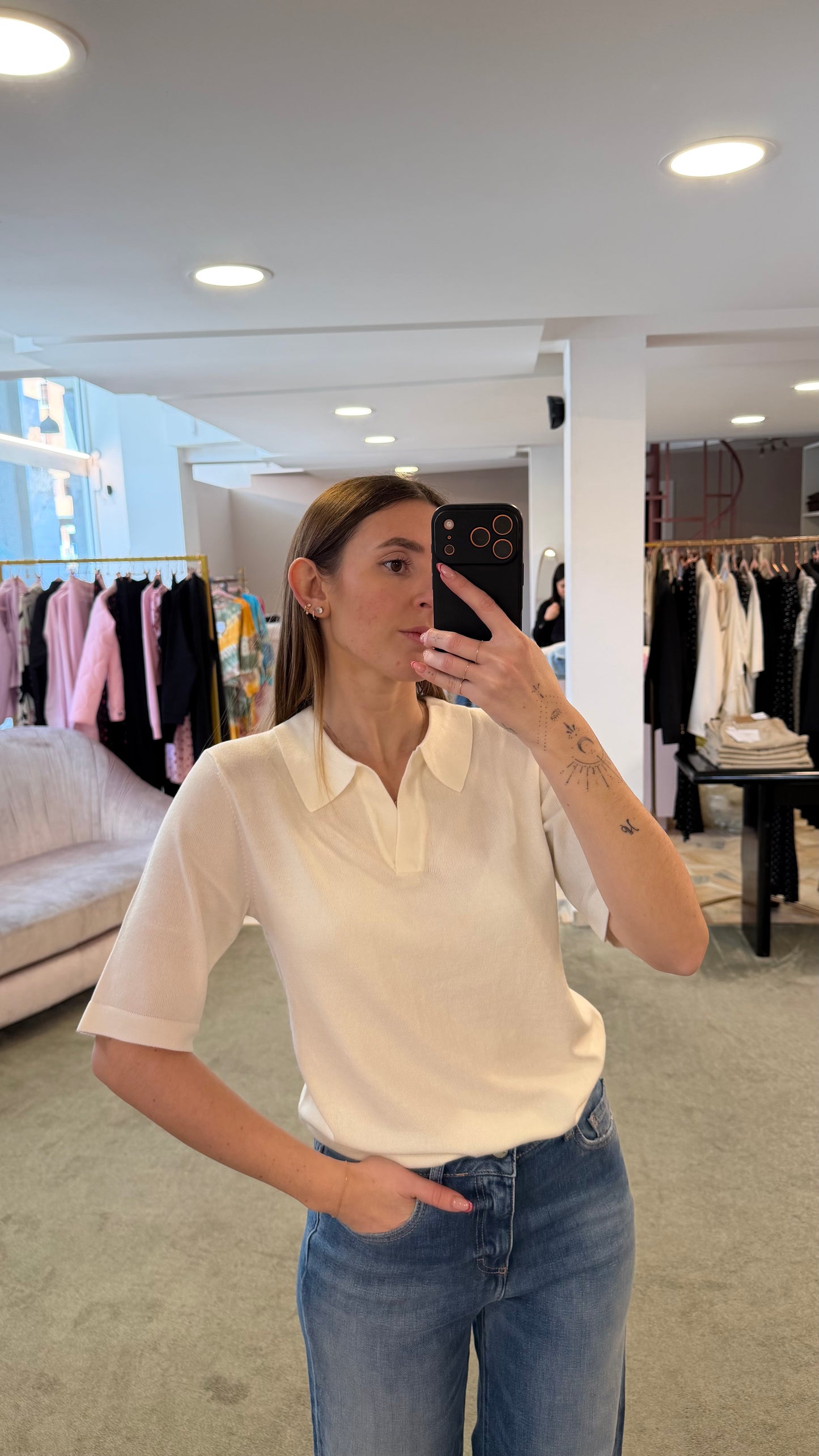 Polo panna mezza manica sy