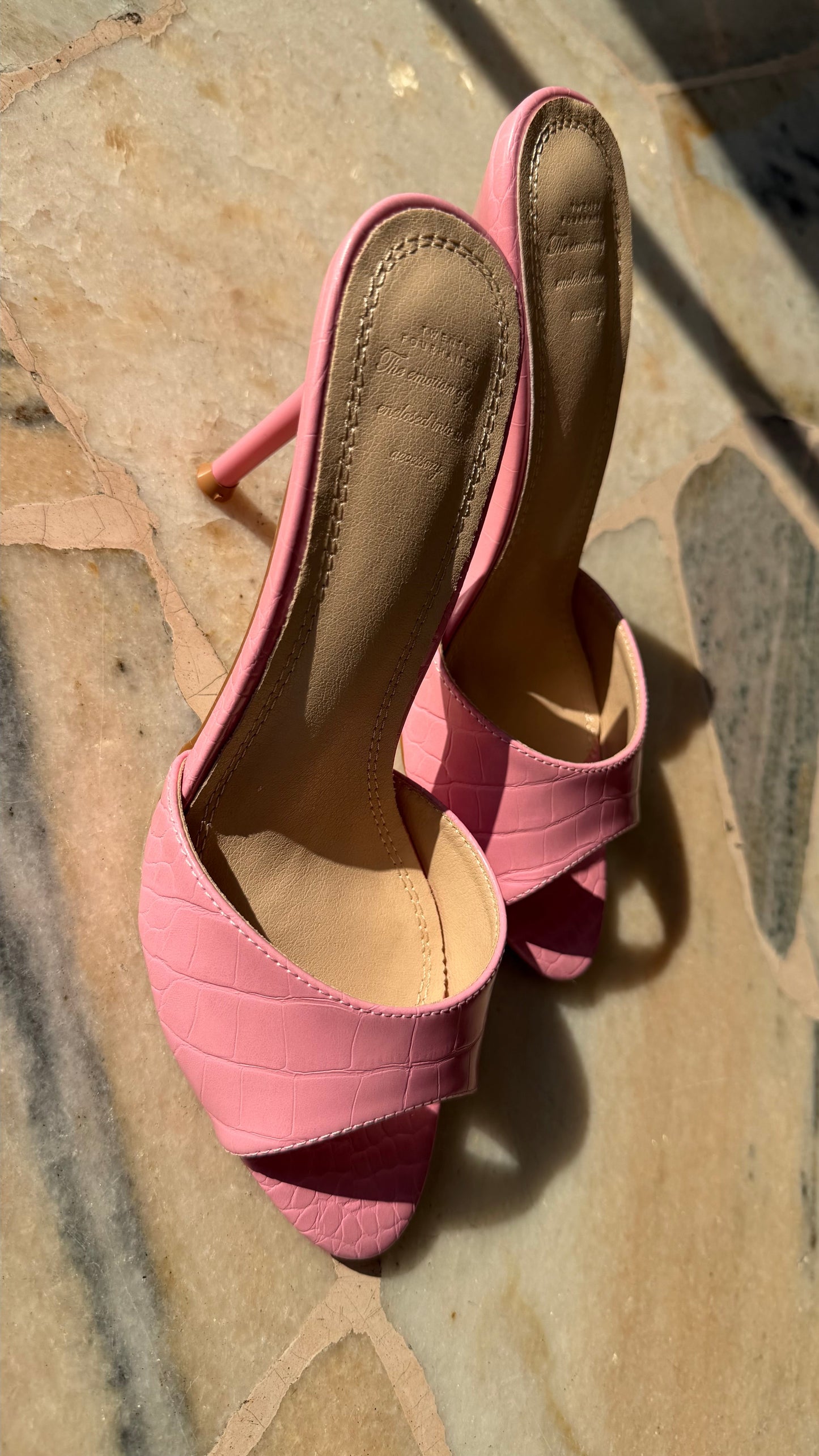 Mules rosa big babol crocco