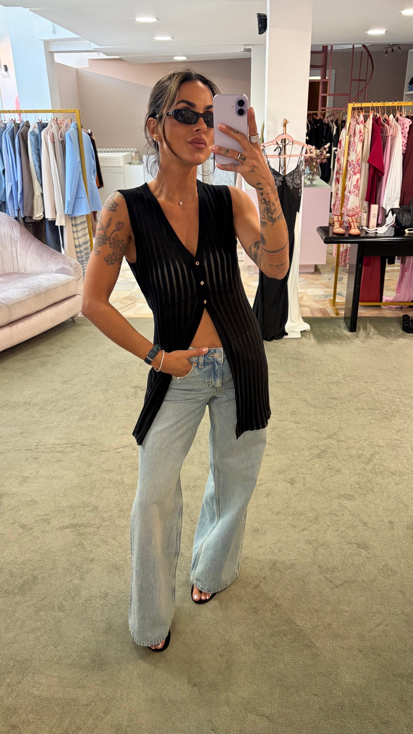 Jeans rhue Dr.Denim wide denim chiaro