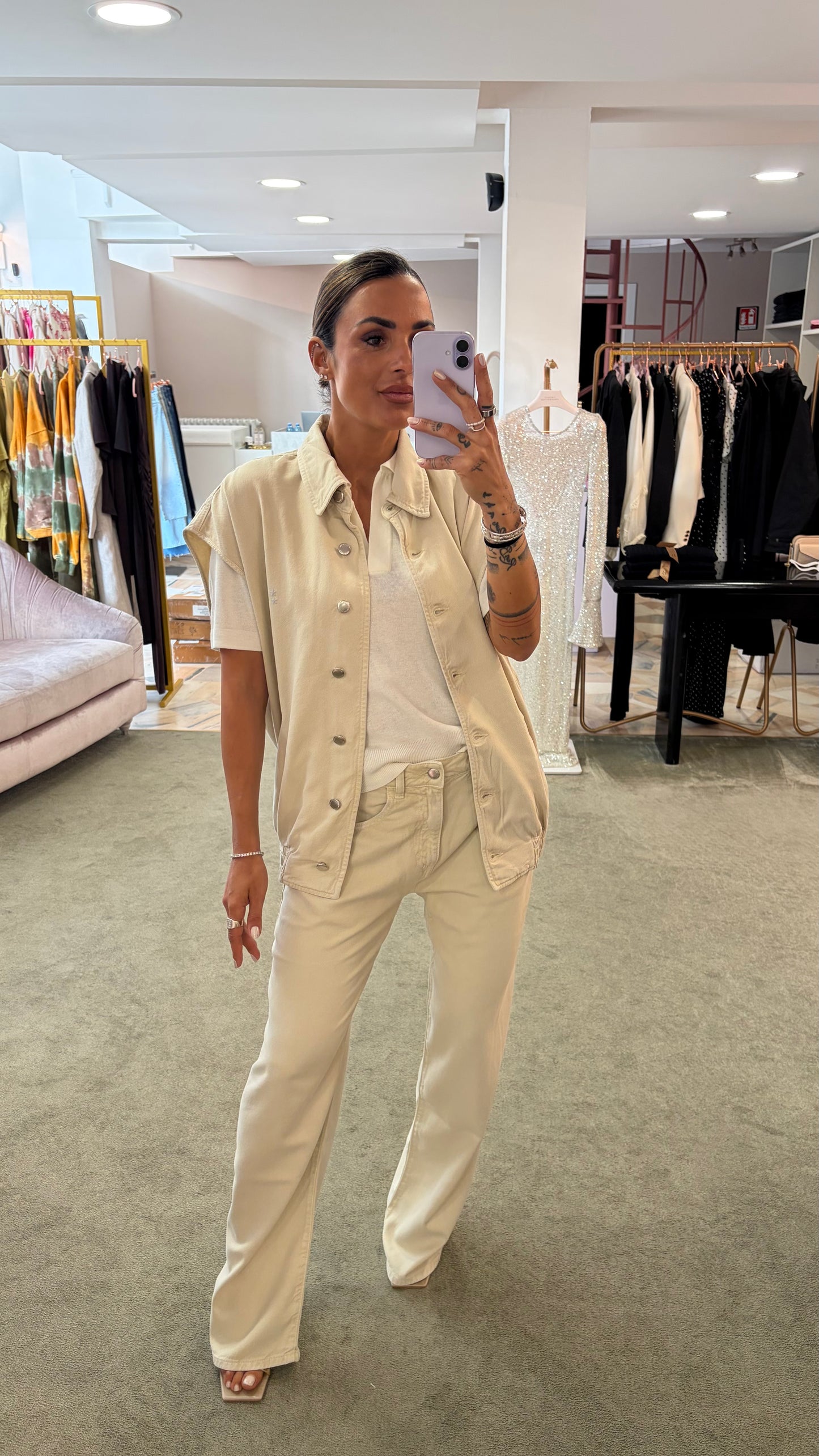 Jeans bea beige Icon