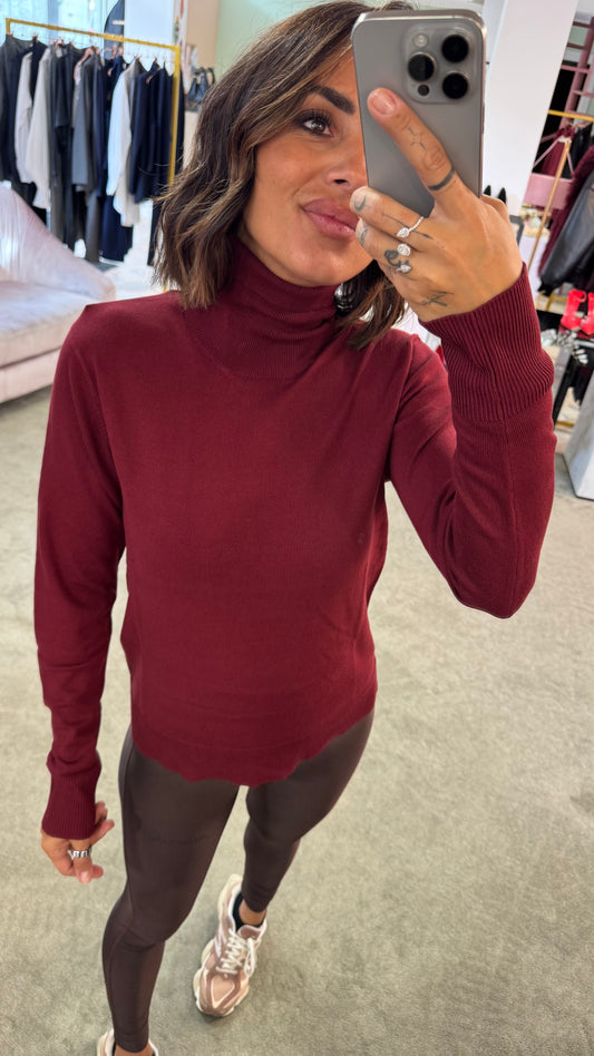 Dolcevita bordeaux in viscosa jx