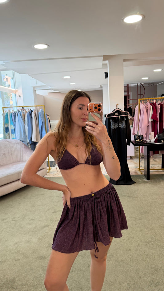 Gonna pareo viola lurex Me Fui