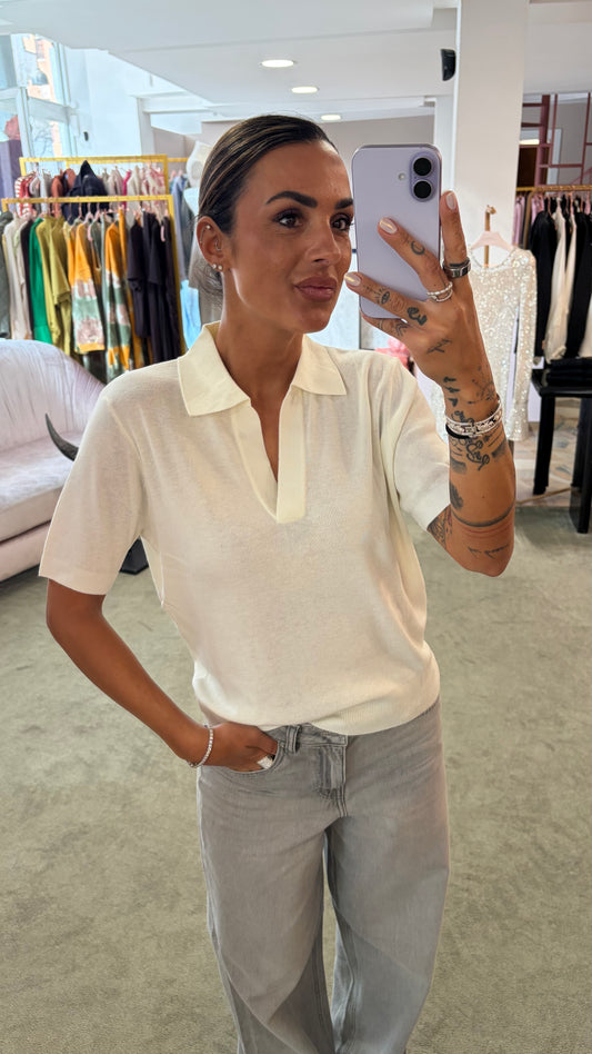 Polo panna manica corta glp