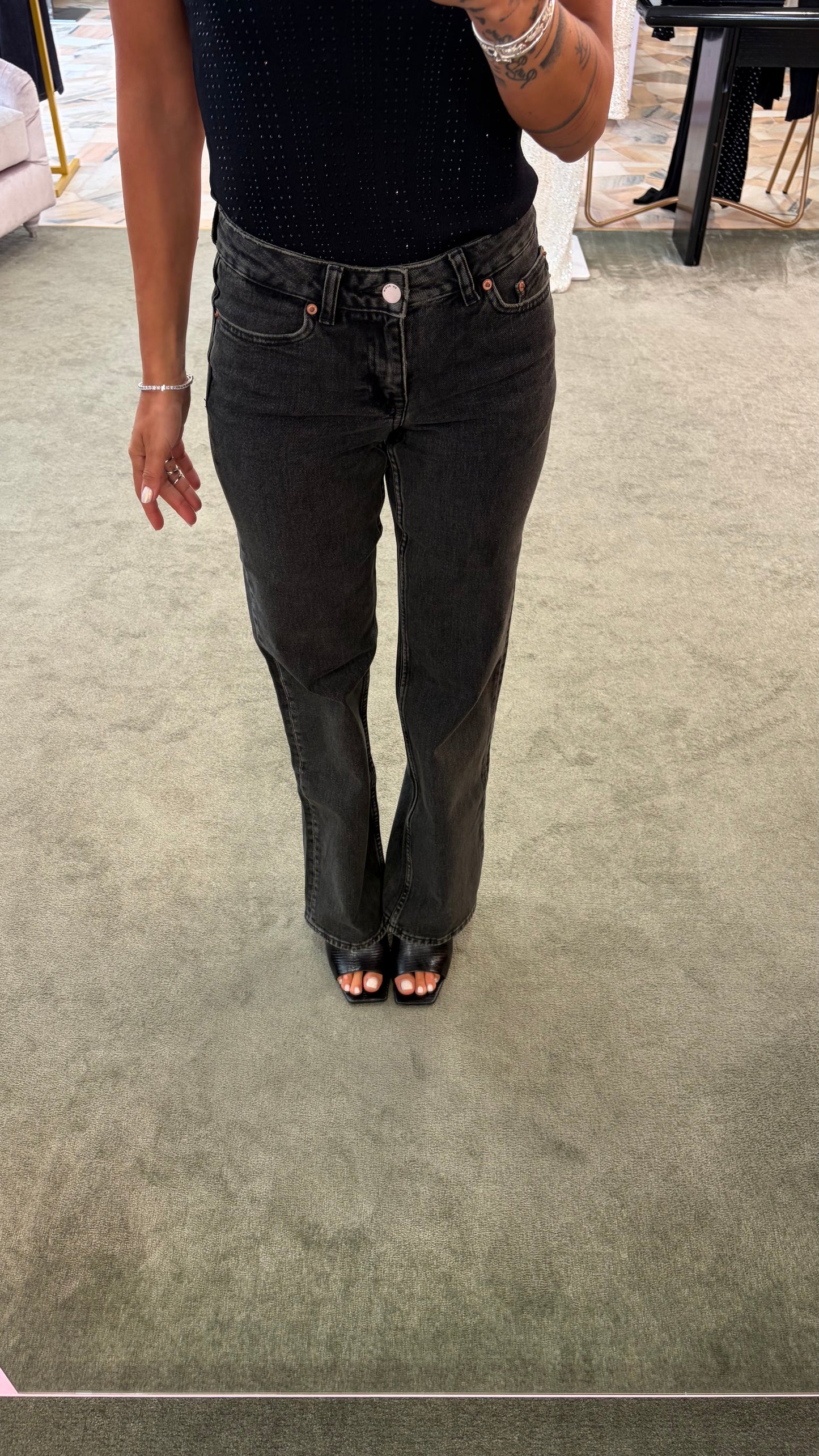 Jeans addy Dr.Denim straight vintage black