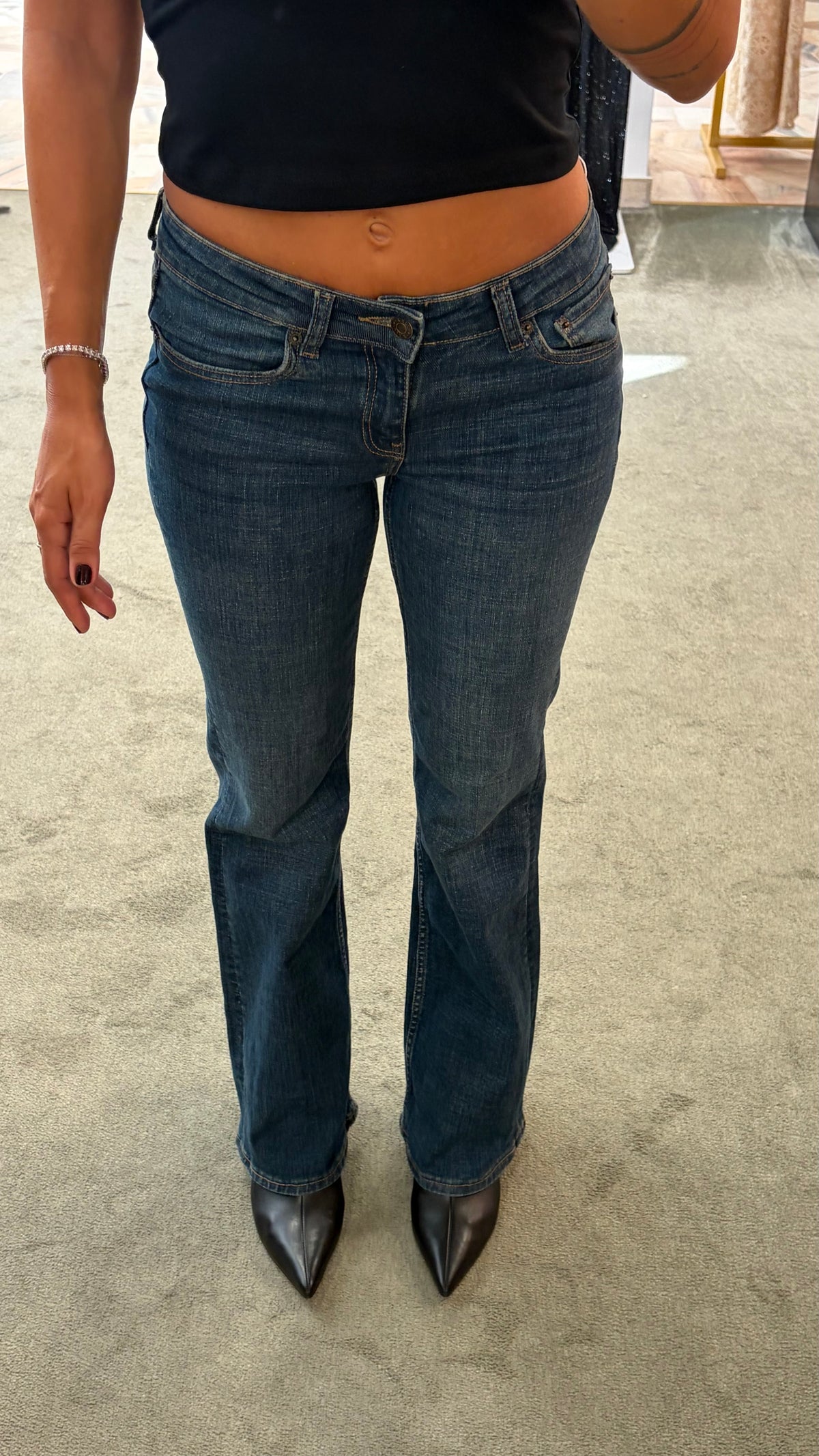 Jeans texas denim vintage vita bassa jx