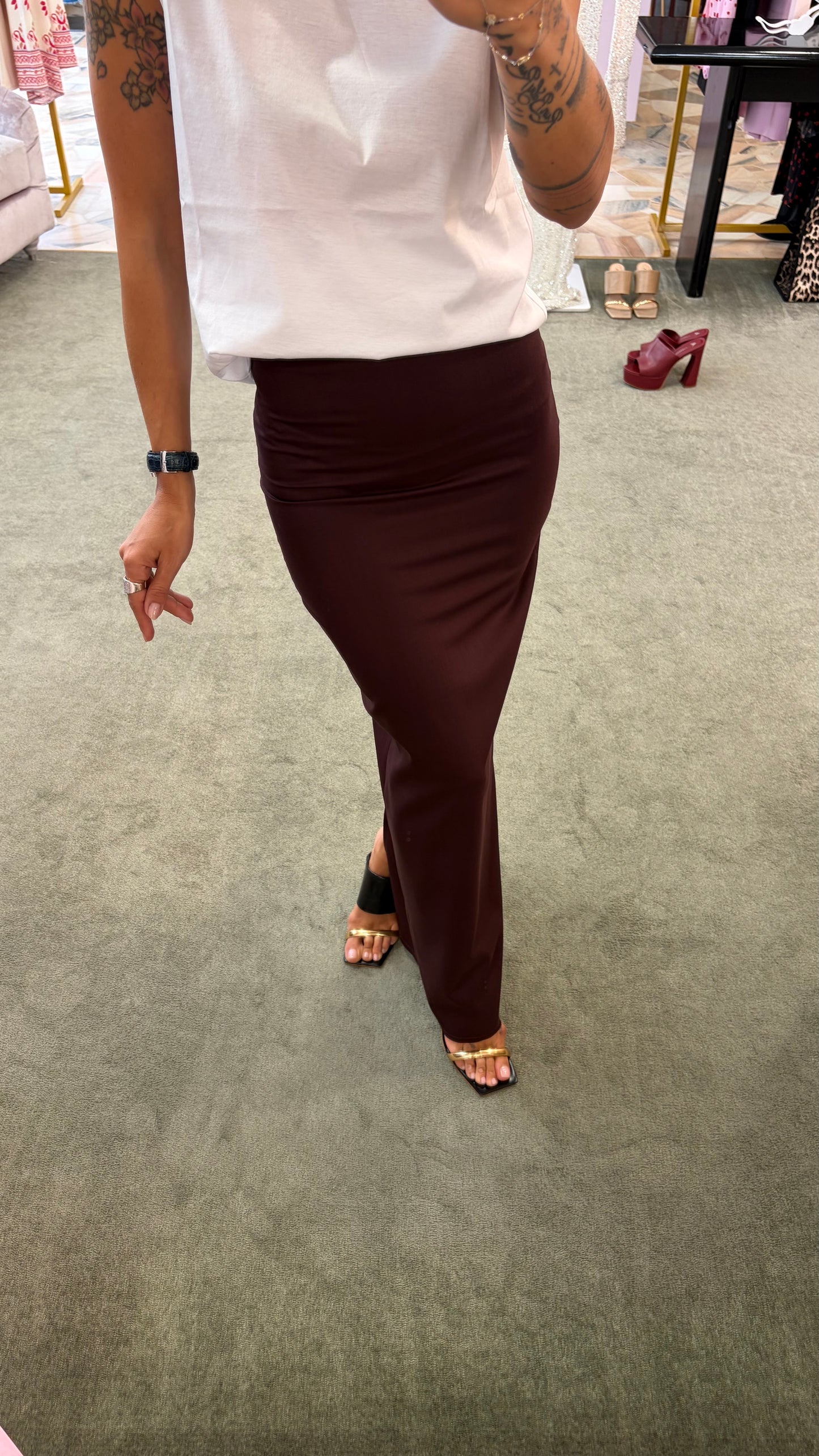 Canotta bianca over taglio vivo Marsem