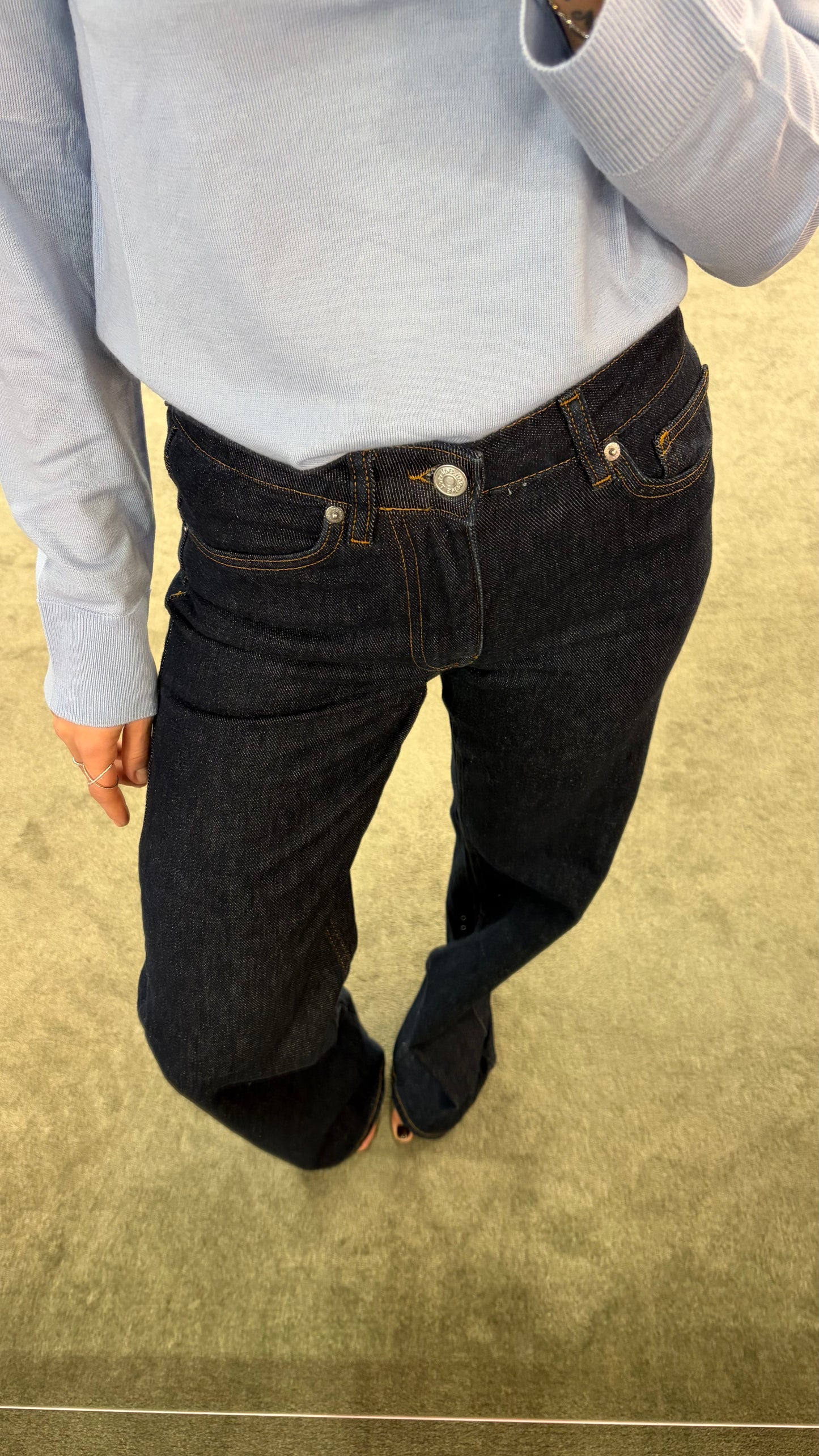 Jeans kori dark blue straight sl