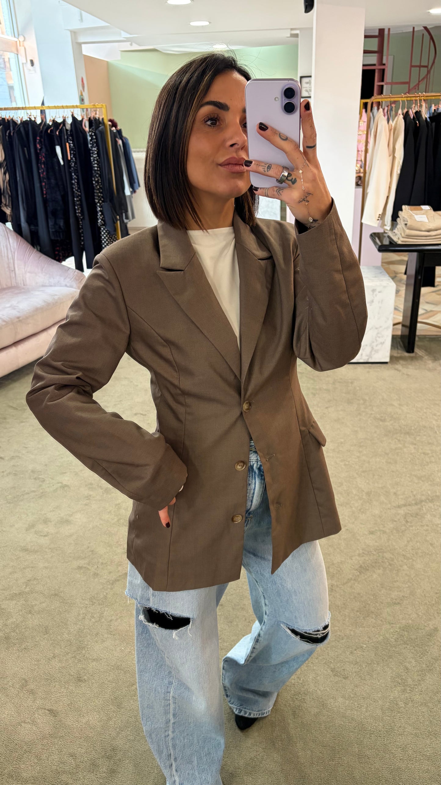 Blazer lungo fango gl