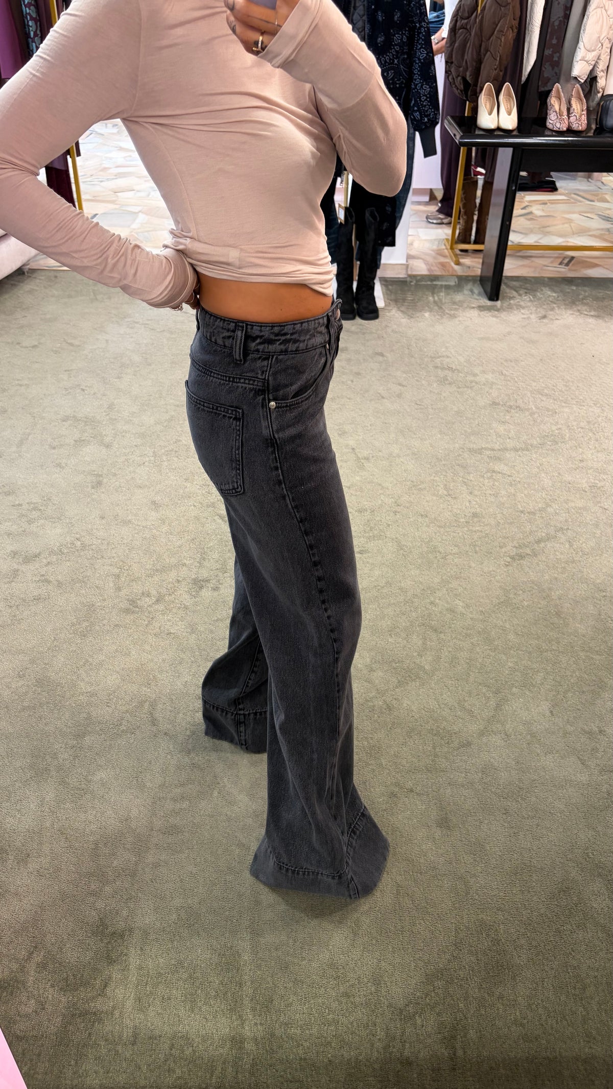 Jeans belen grigio flare Hinnominate