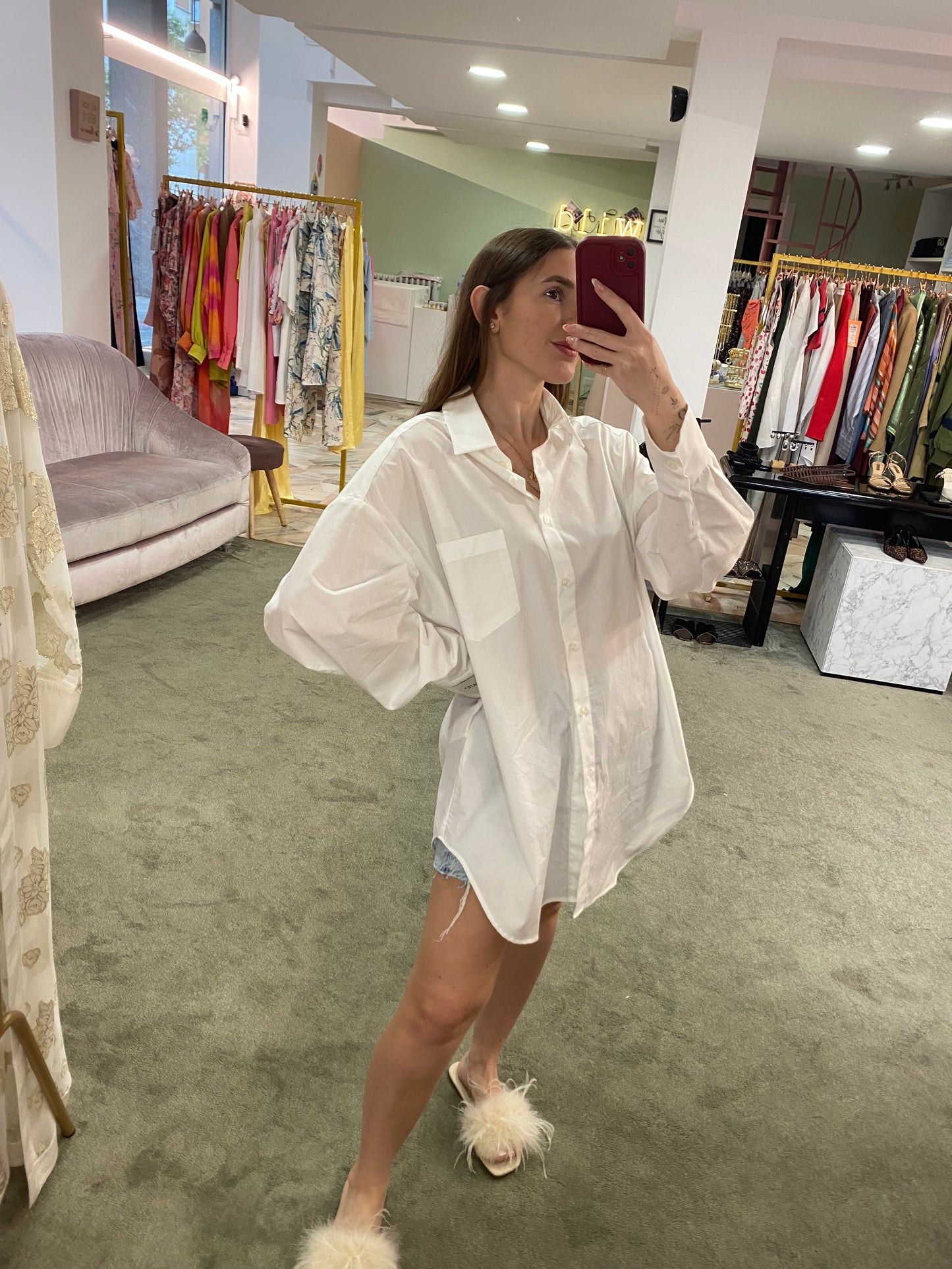 Camicia bianca over hinnominate
