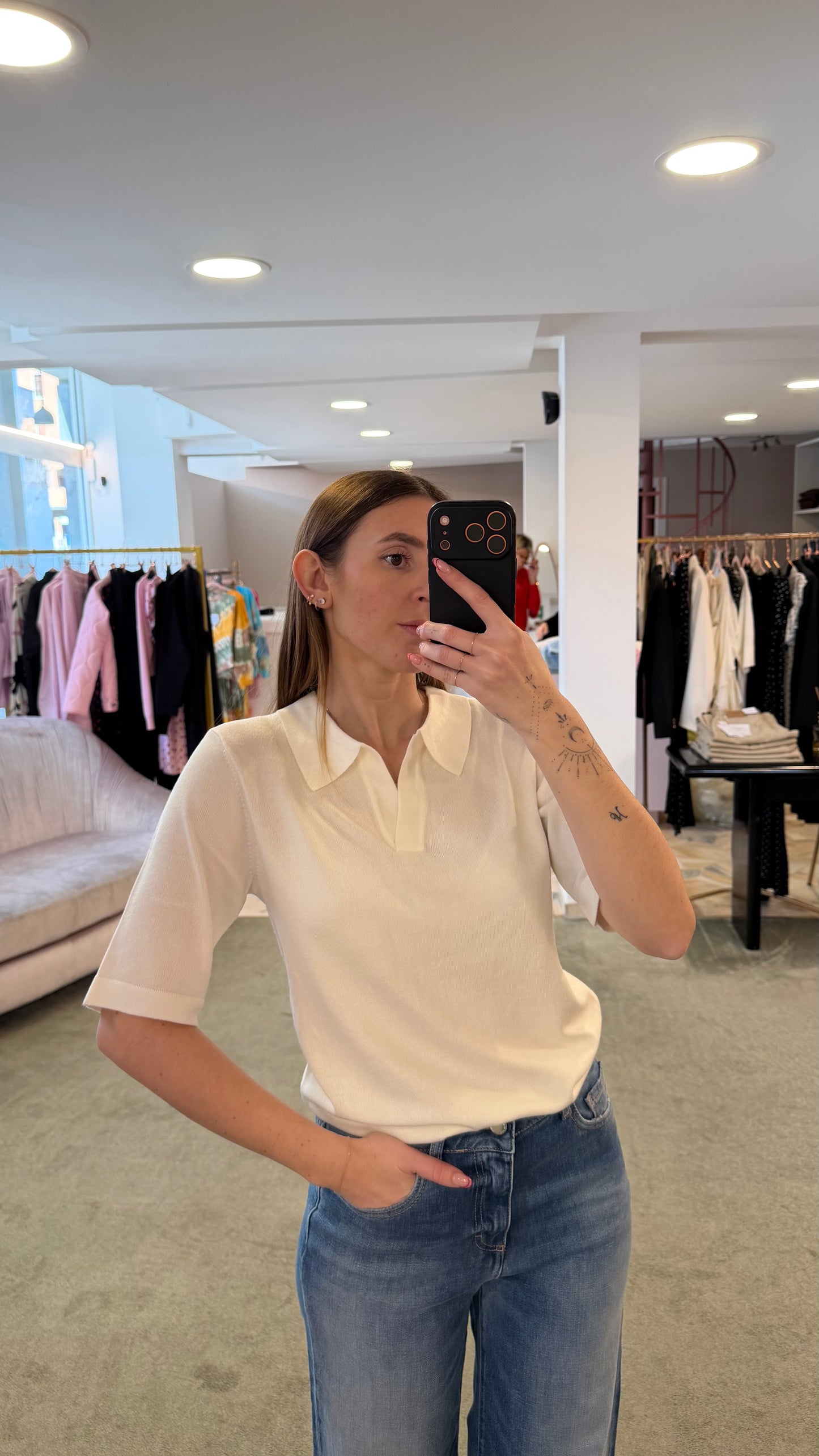 Polo panna mezza manica sy