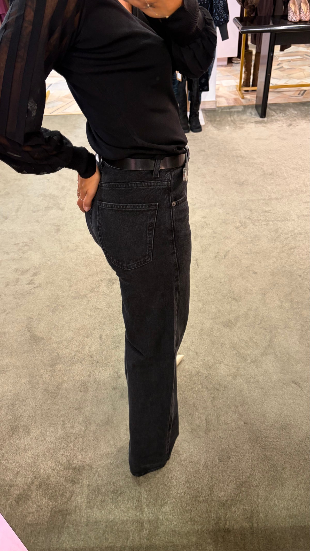 Jeans kori neri straight sl