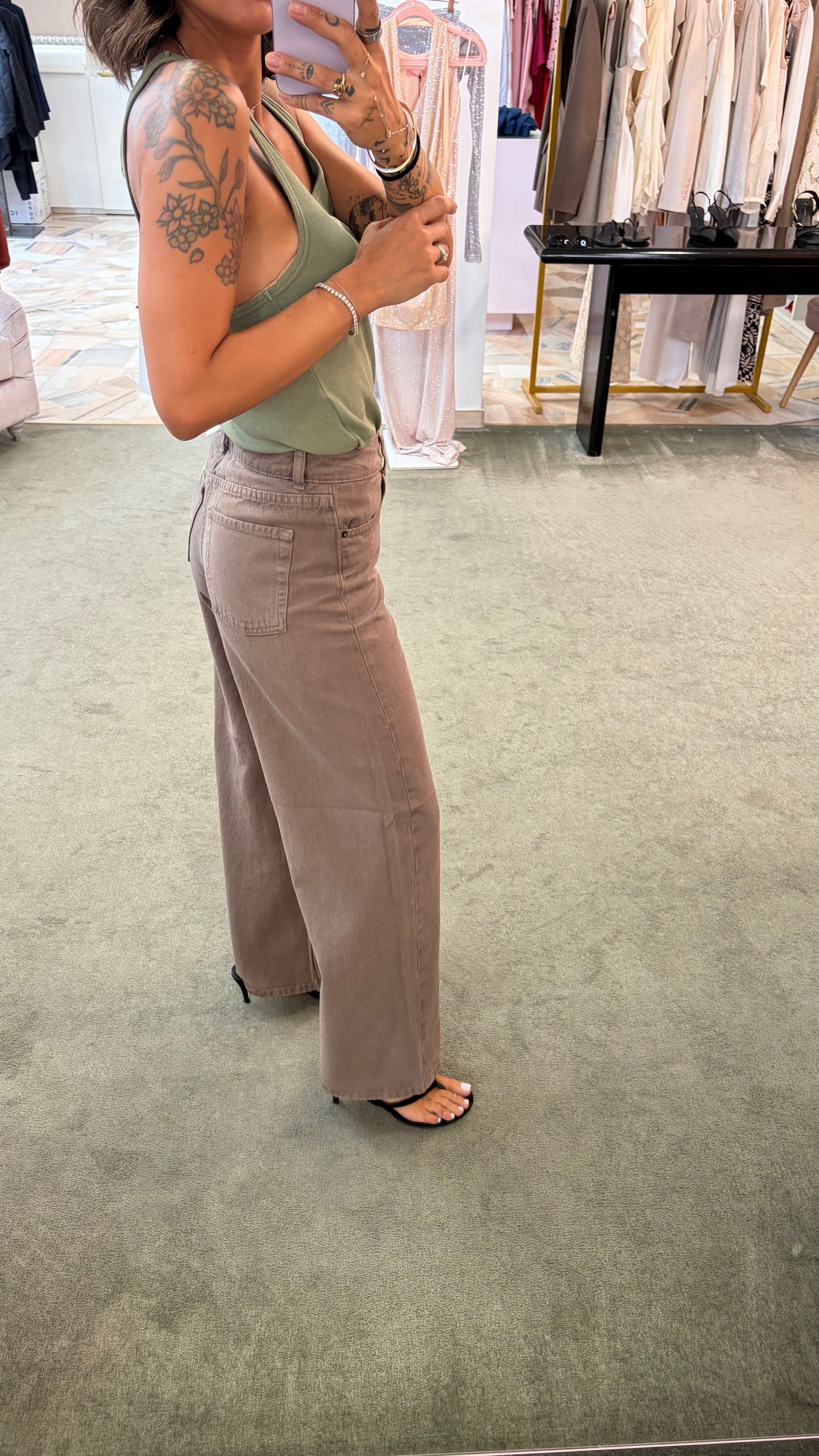 Jeans tokyo taupe jx