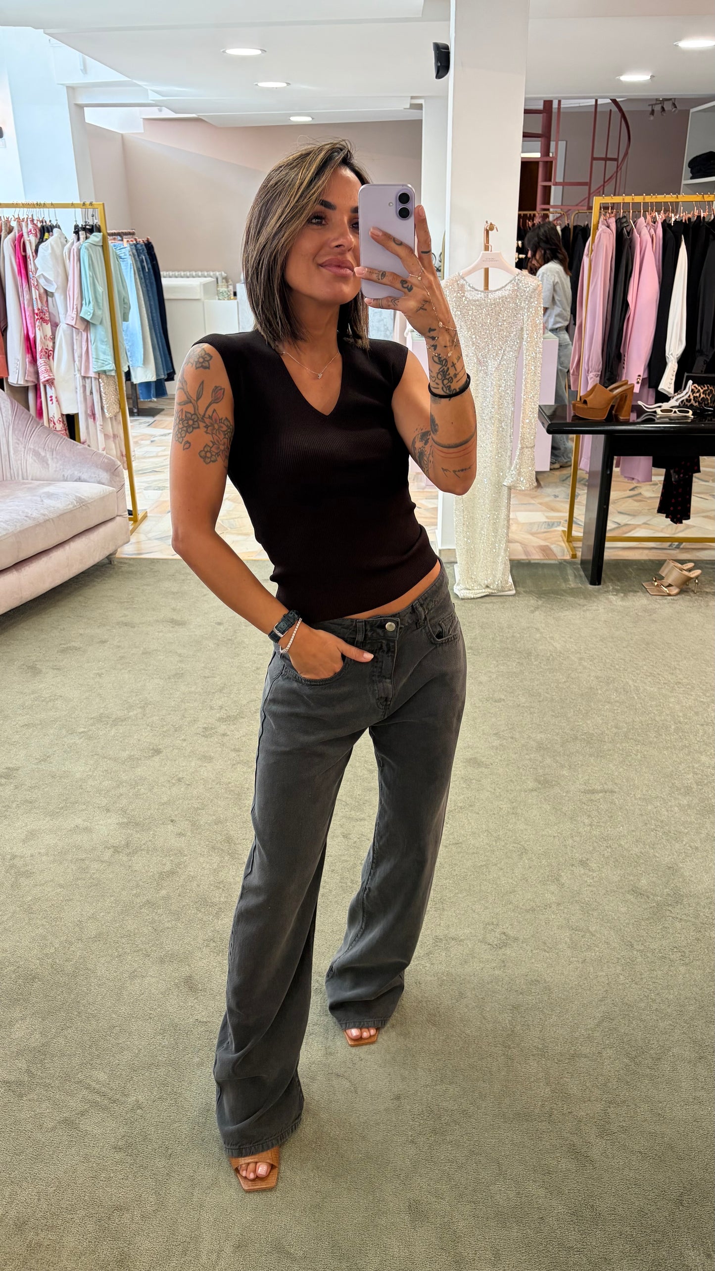 Jeans bea grigio asfalto Icon