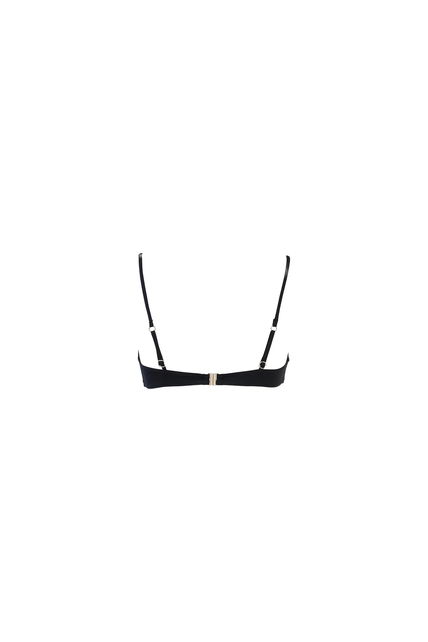 Bikini fascia ferretto nero Matinée
