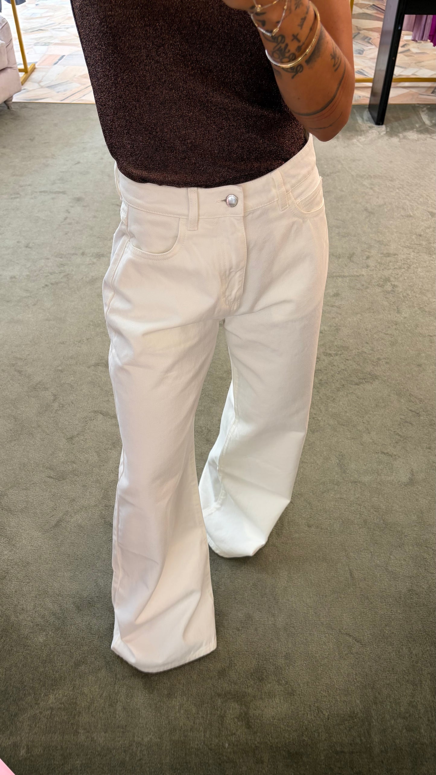 Jeans debby bianco Icon A/I26