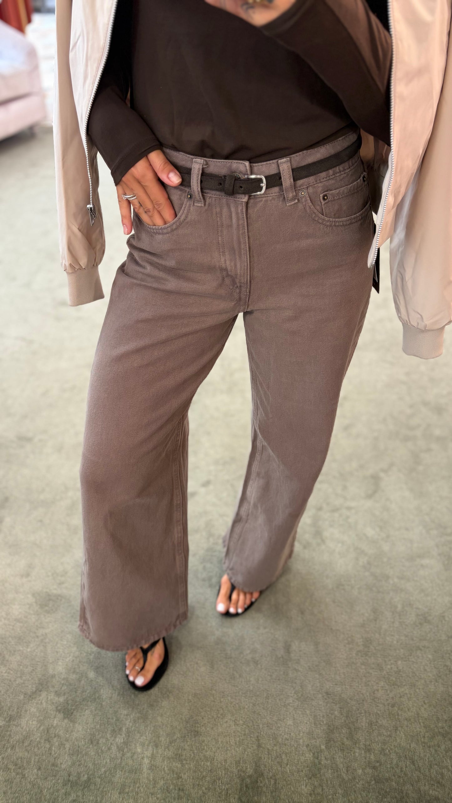 Jeans tokyo taupe jx