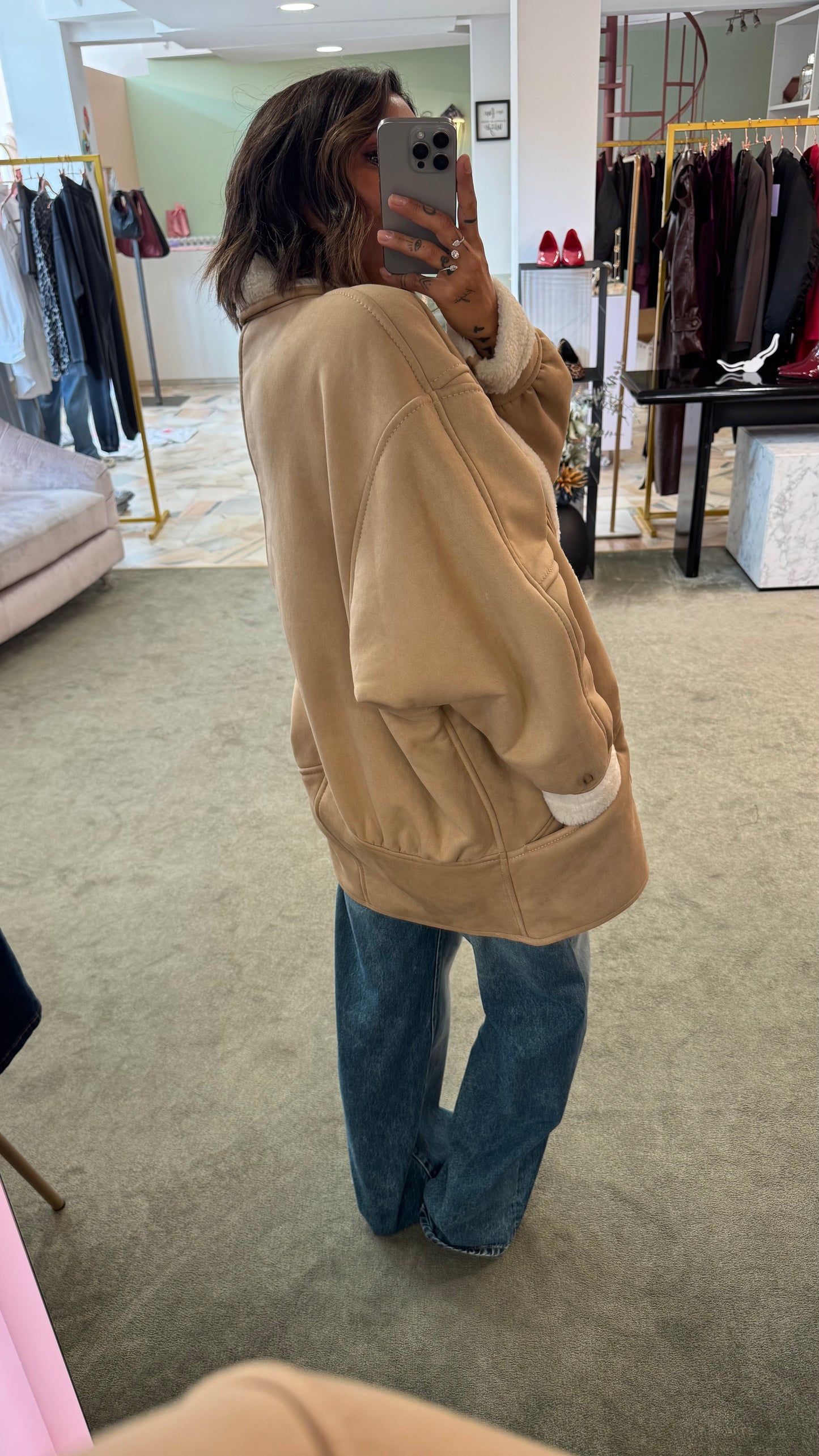 Montone eco beige nude Nine Minutes