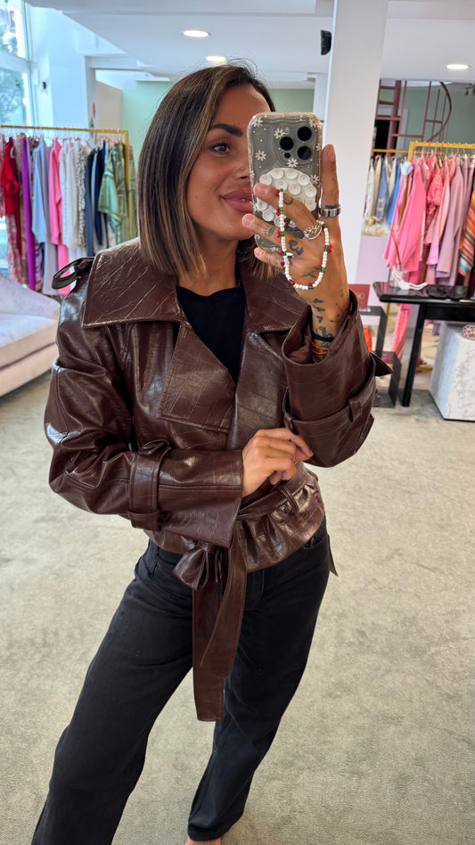 Trench crop marrone crocco Actualee