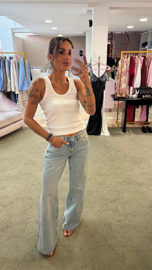 Jeans rhue Dr.Denim wide denim chiaro
