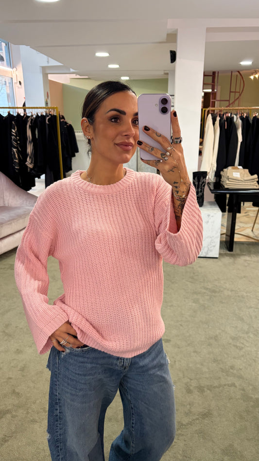 Maglione rosa scatoletta costa inglese sy