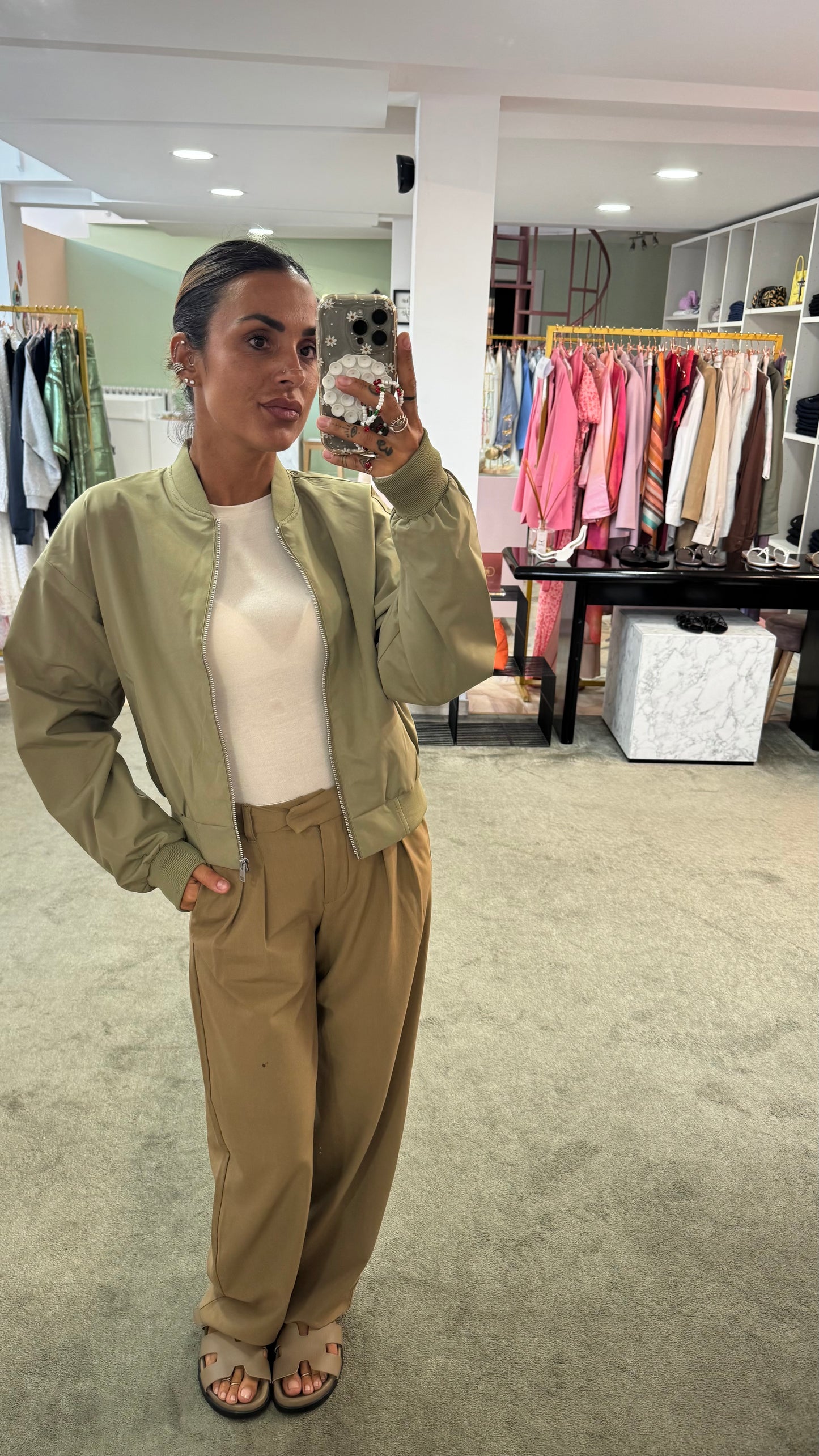 Bomber verde militare jx